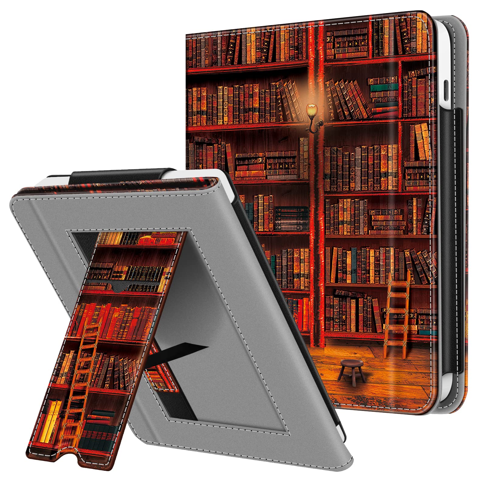 Fintie Stand Case for 7 Kobo Libra Colour (2024) / Kobo Libra 2 (2021) eReader - Premium PU Leather Stand Cover Auto Sleep/Wake 