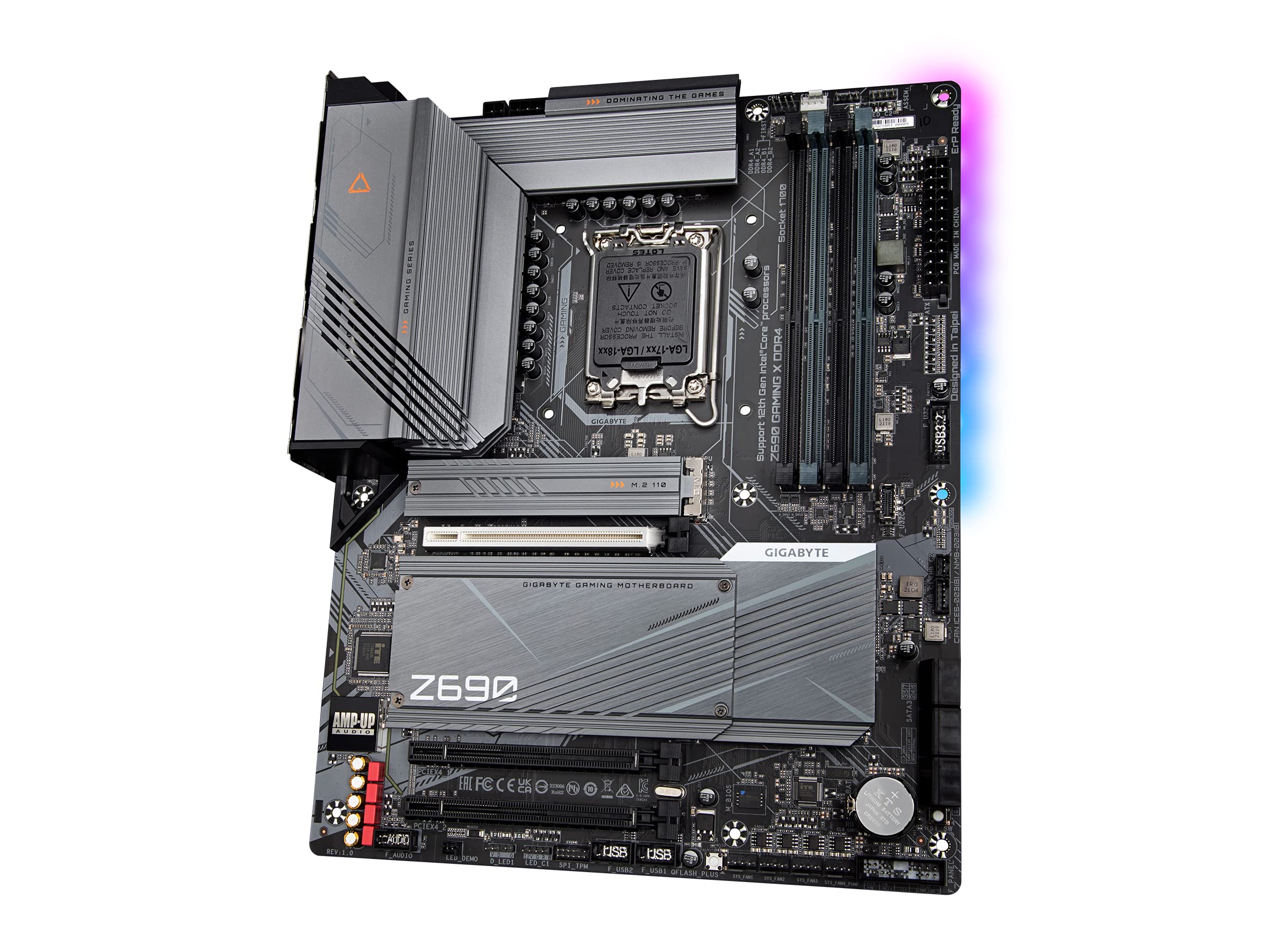 Gigabyte Z690 Gaming X Ddr4 (Lga 1700/ Intel Z690/ Atx/ Ddr4/ Quad M.2/ Pcie 5.0/ Usb 3.2 Gen2X2 Type-C/ 2.5Gbe Lan/Gaming Mothe