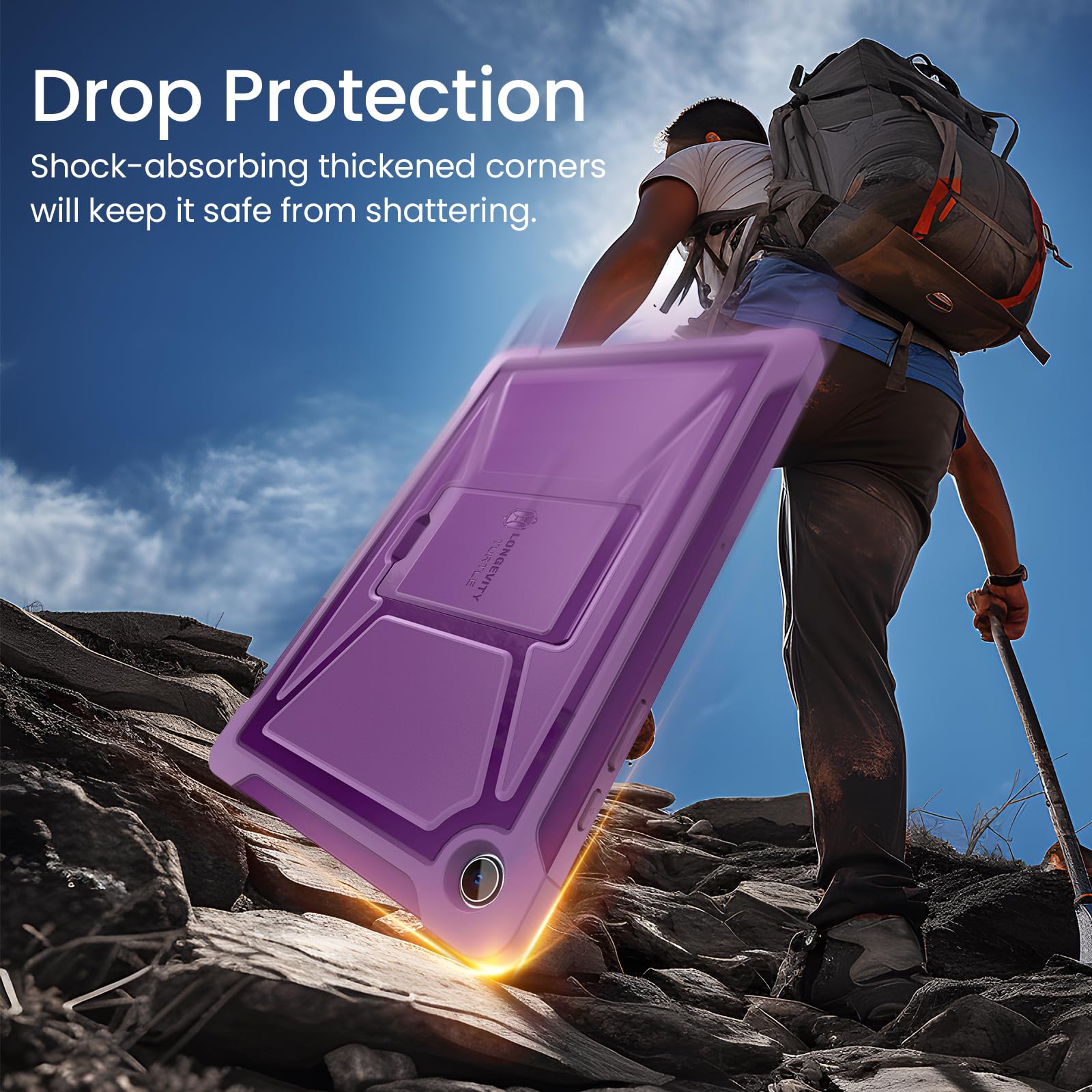 Ztotopcases For Samsung Galaxy Tab A9 Plus 11 Inch 5G 2023 Case, Built In Screen Protector/Kickstand/Full Body Dual Layer Shockp