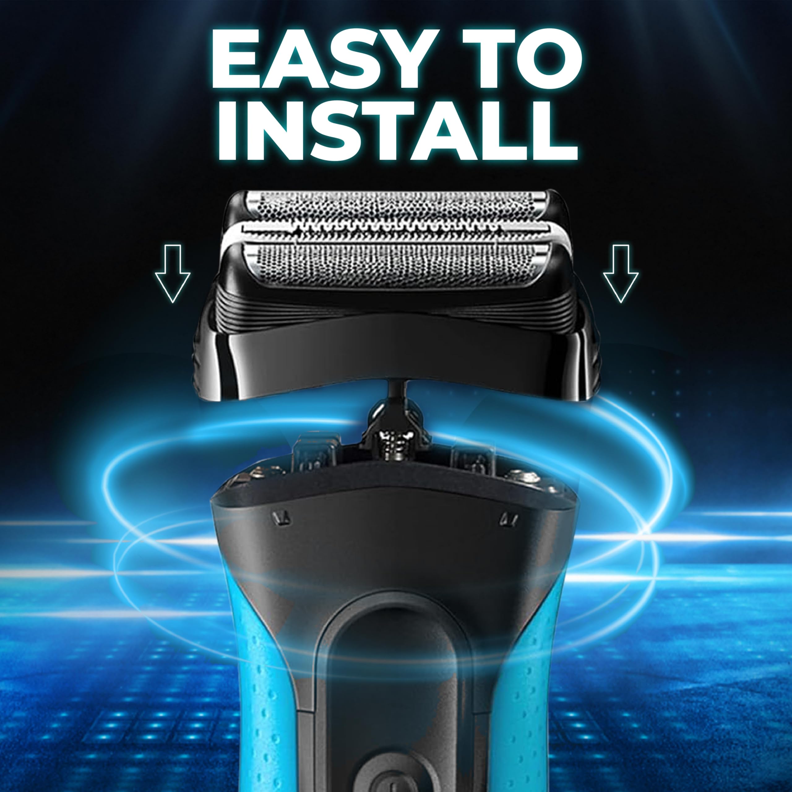 21B Series 3 Replacement Head For Electric Shaver Braun Series 3 S3 Wet And Dry Electric Heads Compatible With Braun S3 Replacem