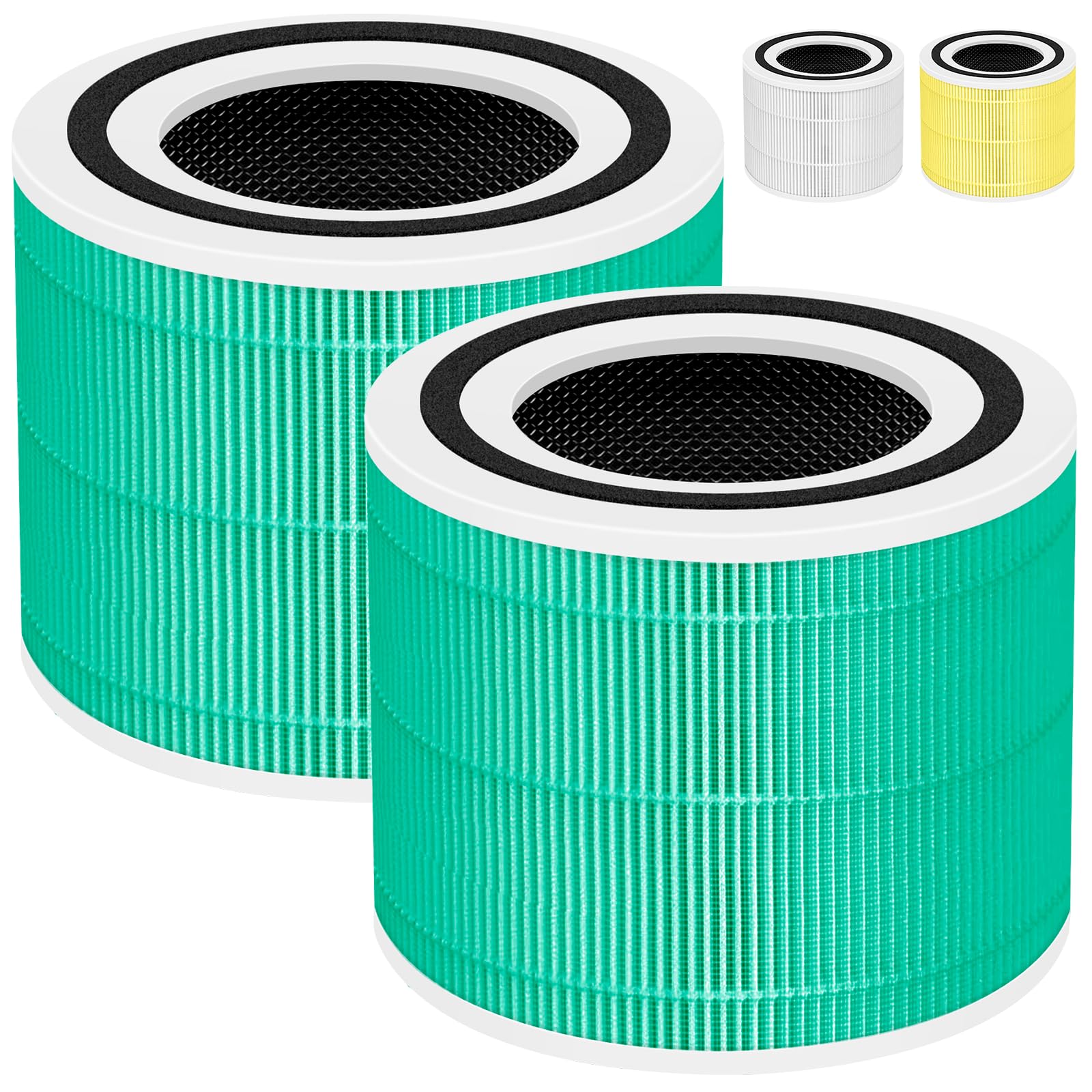 240 True Hepa Toxin Absorber Replacement Filter 14 For Puro 240 Air Purifier,3 In 1 High Efficiency Hp 14 With Activated Carbon