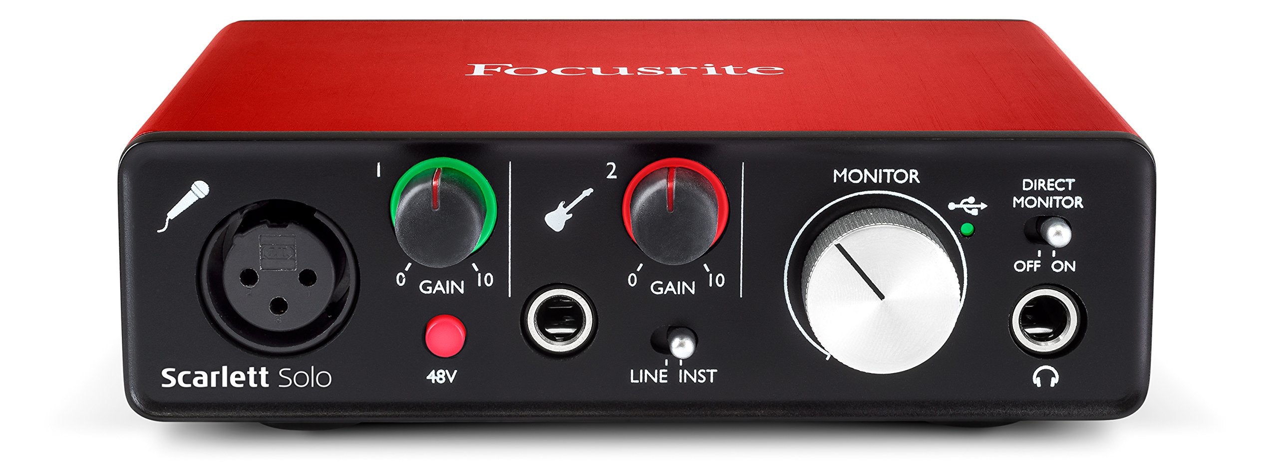 Focusrite Scarlett Solo (2Nd Gen) Usb Audio Interface With Pro Tools | First
