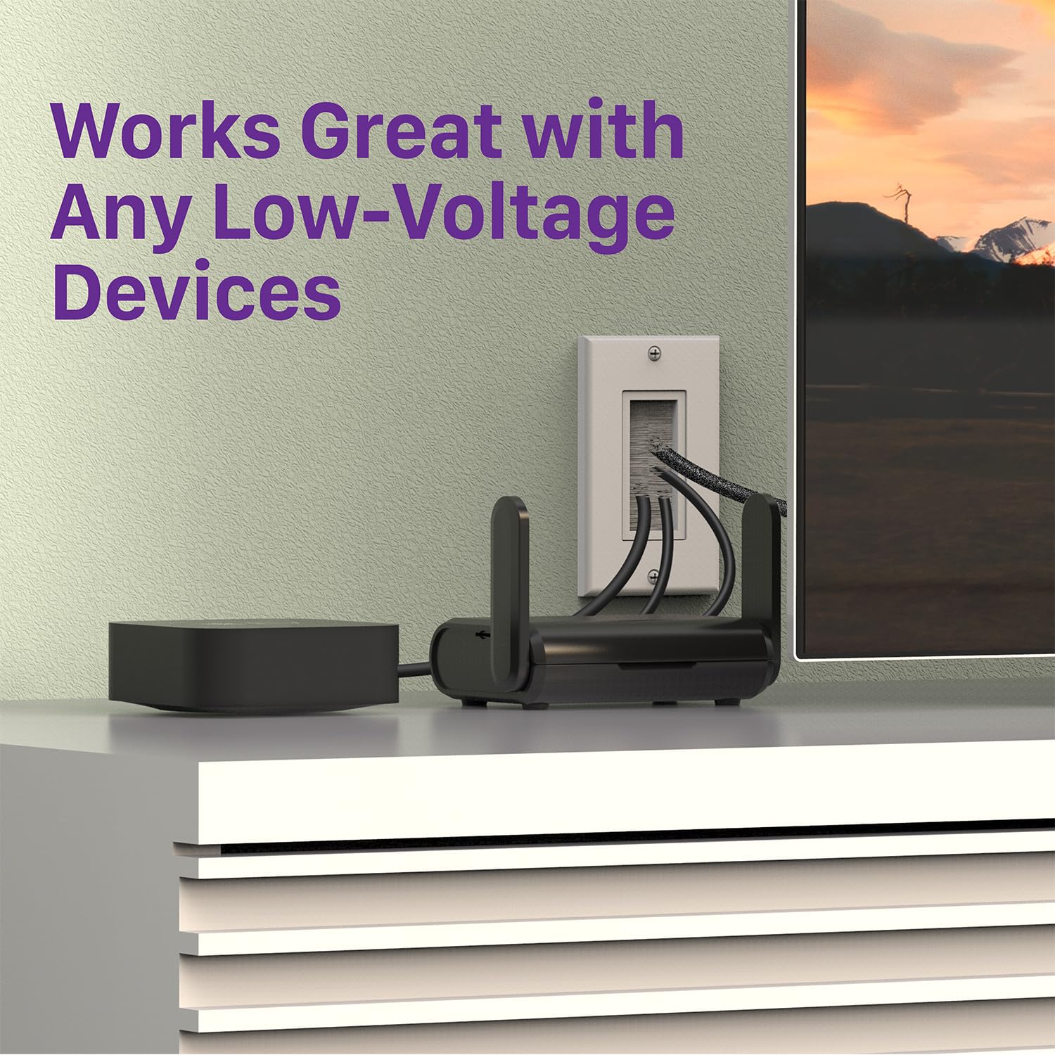 Fosmon Low Voltage Mounting Bracket (1 Gang, 5 Pack), Low Voltage Box, Single Gang Wall Plate, Multipurpose Drywall Mounting Wal