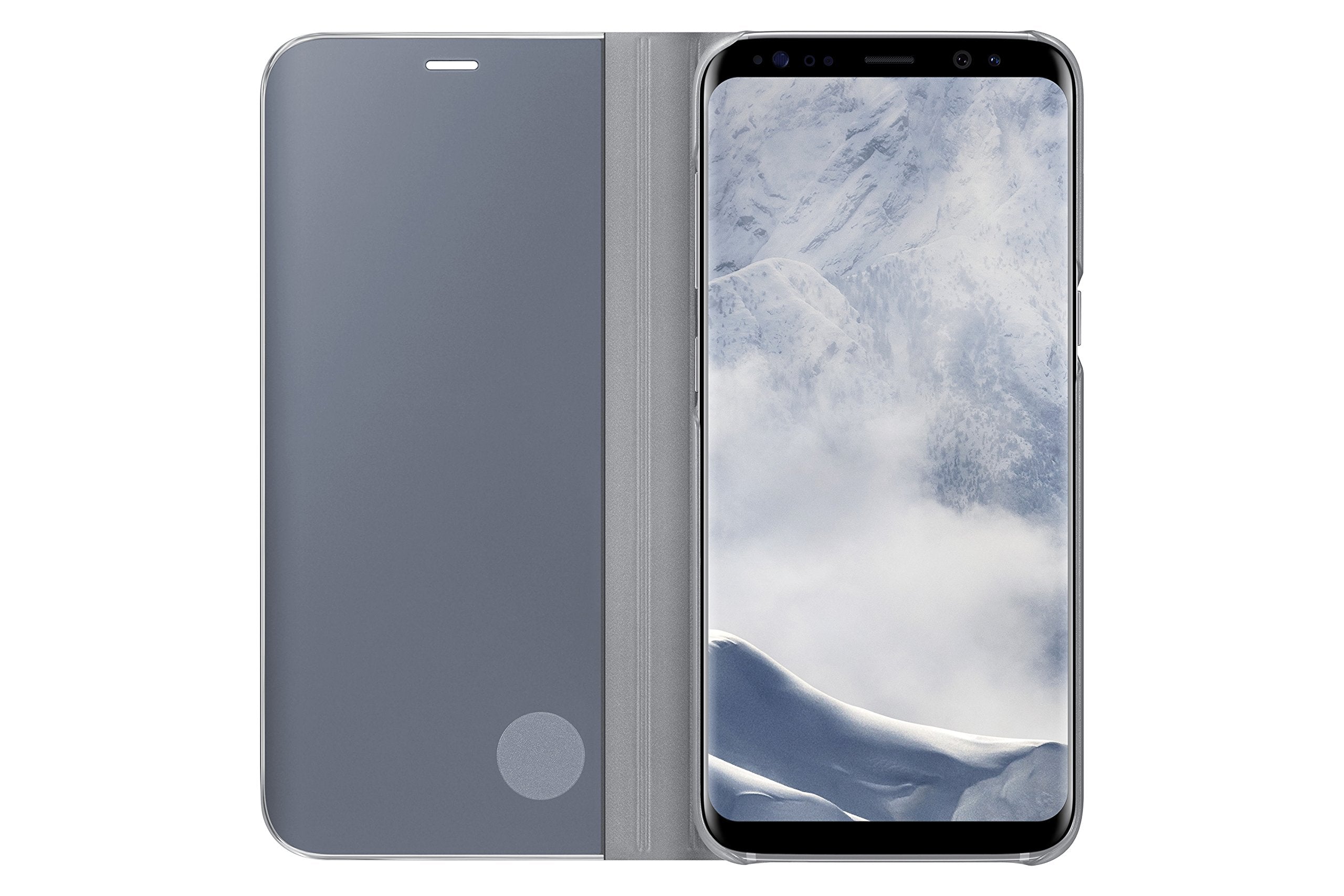 Samsung Galaxy S8 S-View Flip Cover With Kickstand, Silver