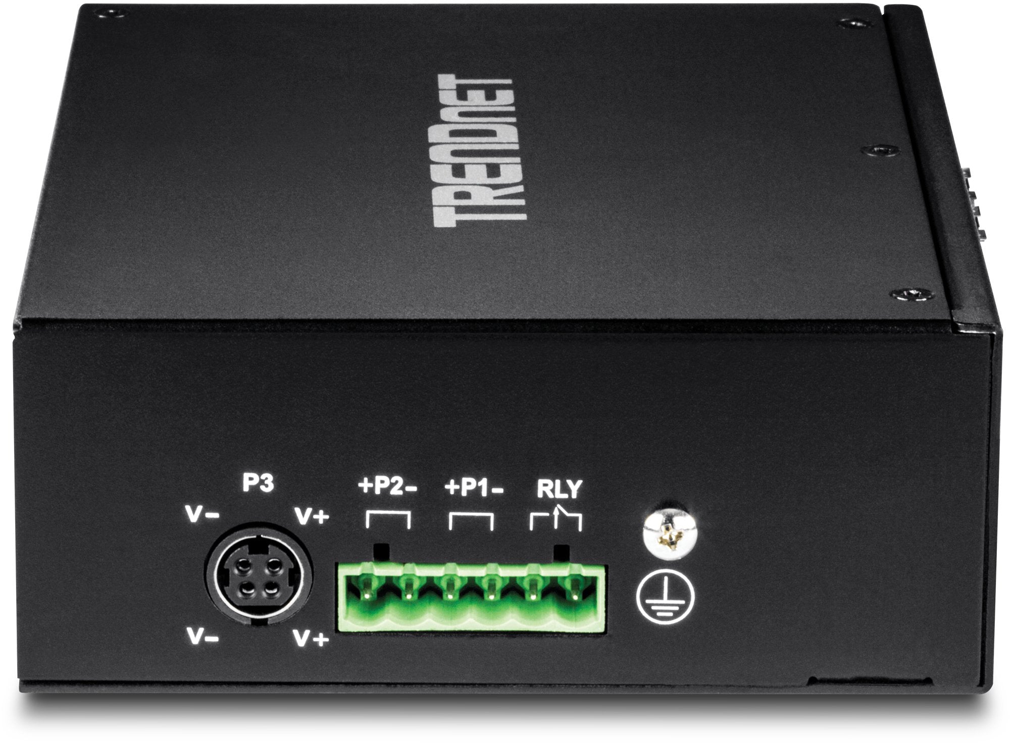 Trendnet 10 Port Hardened Industrial Gigabit Din Rail Switch, 20Gbps Switching Capacity, Din Rail And Wall Mounts Included, Dual