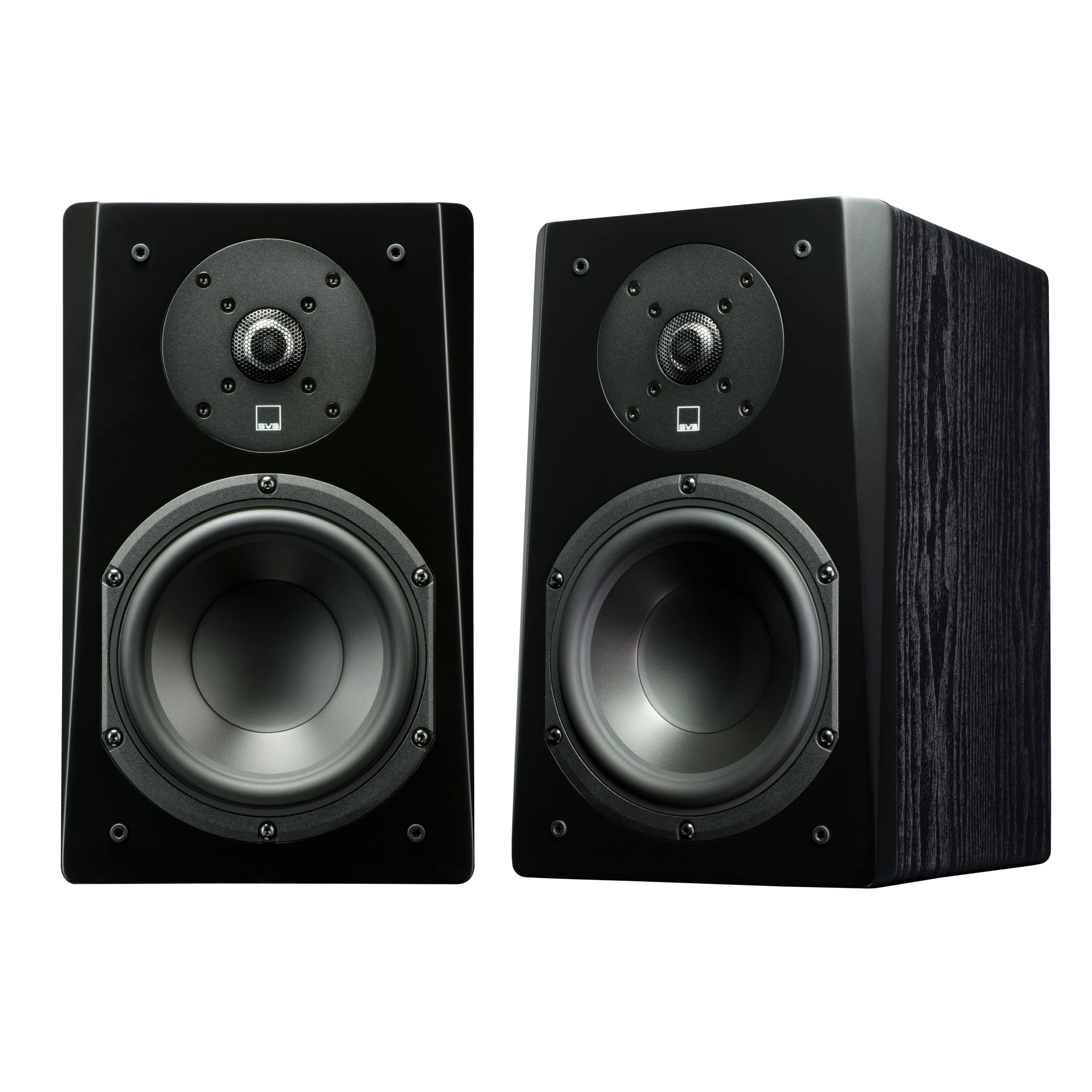 SVS Prime Bookshelf Speakers - Pair (Premium Black Ash)