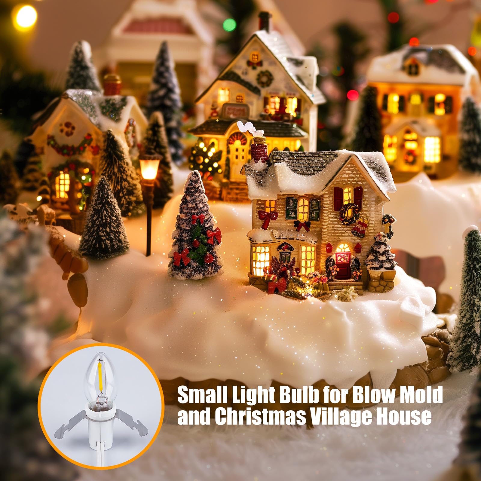 Minetom Accessory Cord With One Led Light Bulb   6Ft White Cord With On/Off Switch For Night Lights, Halloween Pumpkin, Blow Mol