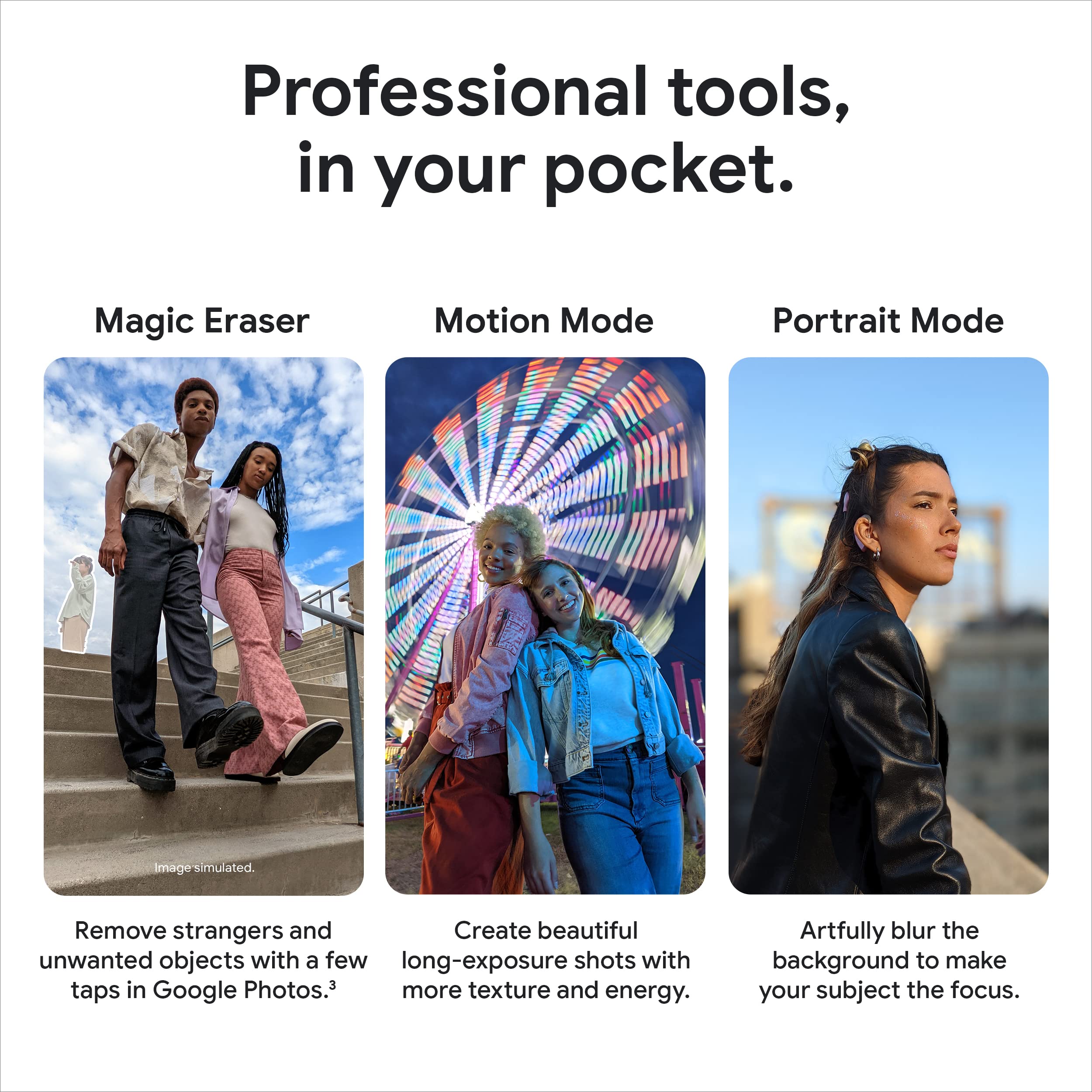 Google Pixel 6 Pro - 5G Android Phone - Unlocked Smartphone With Advanced Pixel Camera And Telephoto Lens - 128Gb - Stormy Black