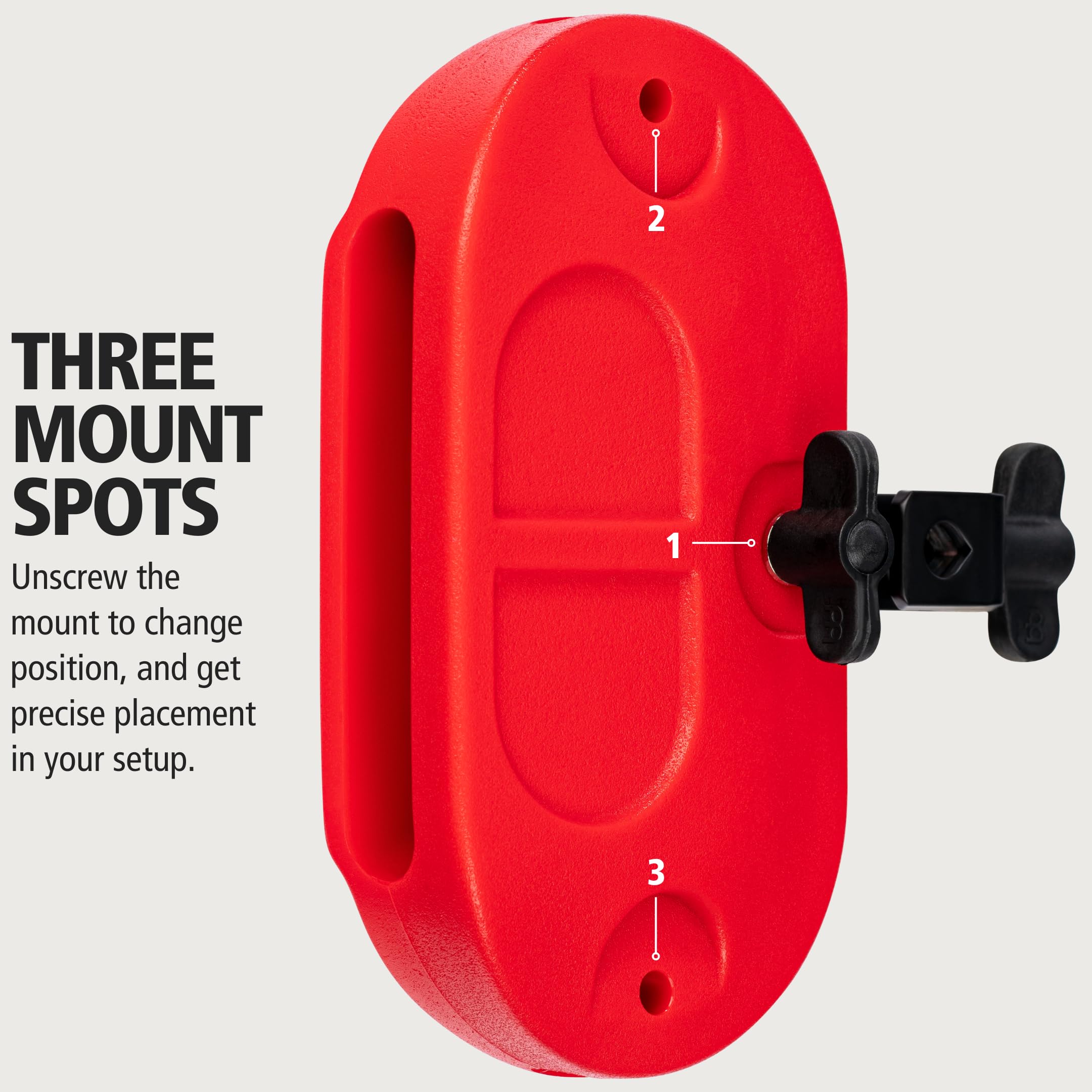 Meinl Percussion Block With Adjustable Mount, Low Pitch � Not Made In China � For Perc Rigs, Drum Set Or Marching Band, Two Year Warranty (Mpe4R)