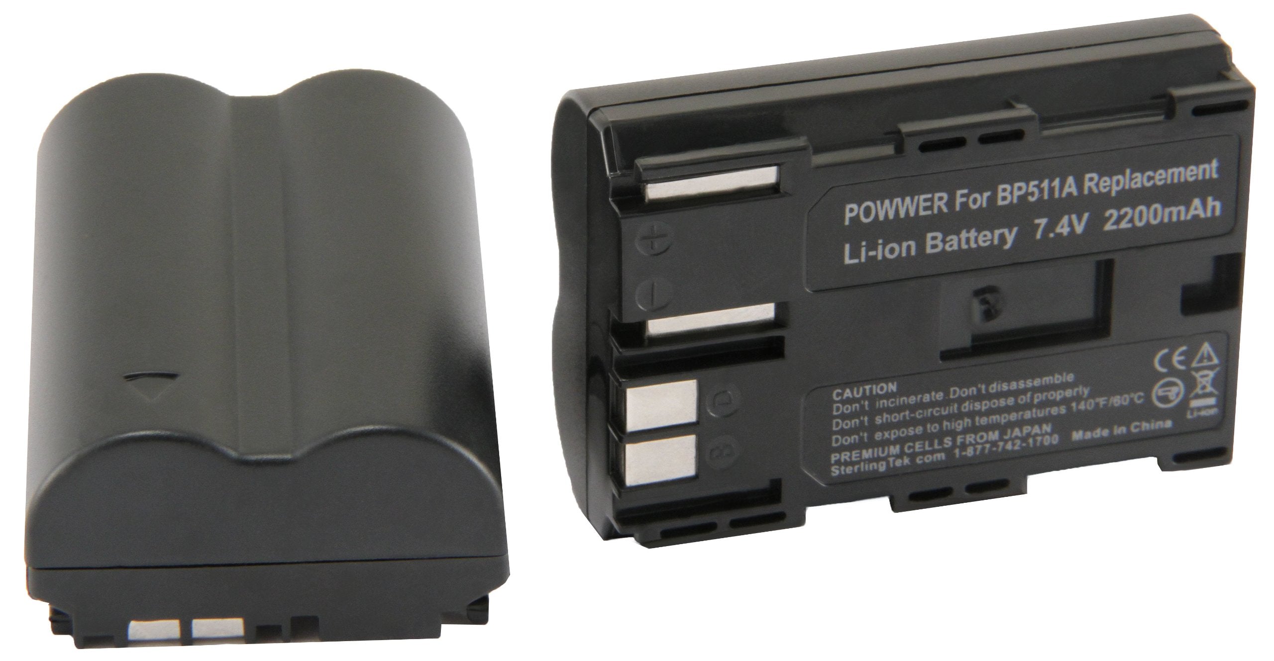Stk Bp 511A Bp 511 2 Pack Battery For Canon Rebel Bp511A Charger Ds6041 Eos 1D 10 D 30D D30 20D 40 50 50D Eos5D Eos20D Powershot