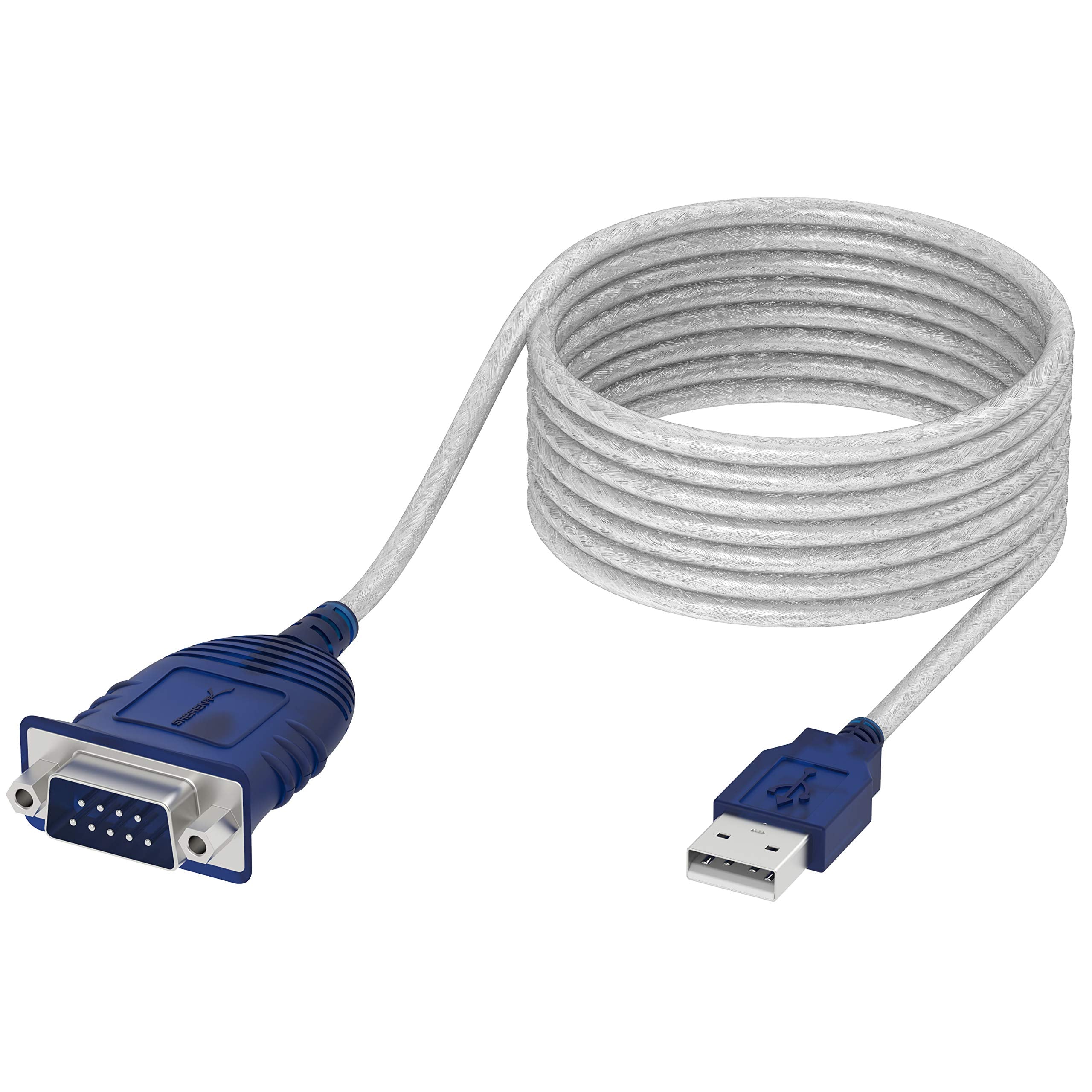 Sabrent Usb 2.0 To Serial (9 Pin) Db 9 Rs 232 Converter Cable, Prolific Chipset, Hexnuts, [Windows 10/8.1/8/7/Vista/Xp, Mac Os X