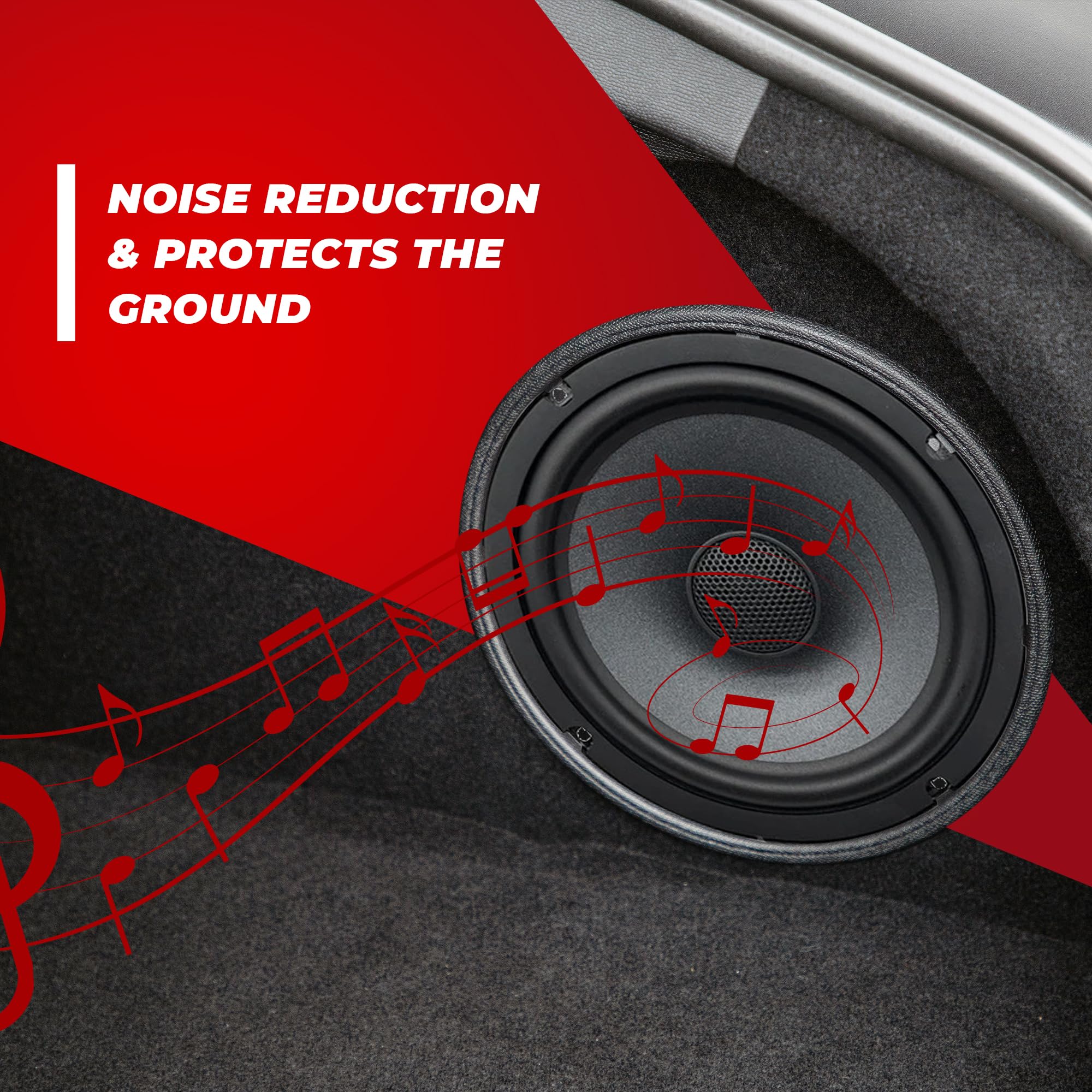 Bbox Black Carpet Non Woven Febric | Length: 72 Inch (6 Ft.), Width: 43 Inch (3Ft 7In) | For Speaker Sub Box Carpet Home, Auto,