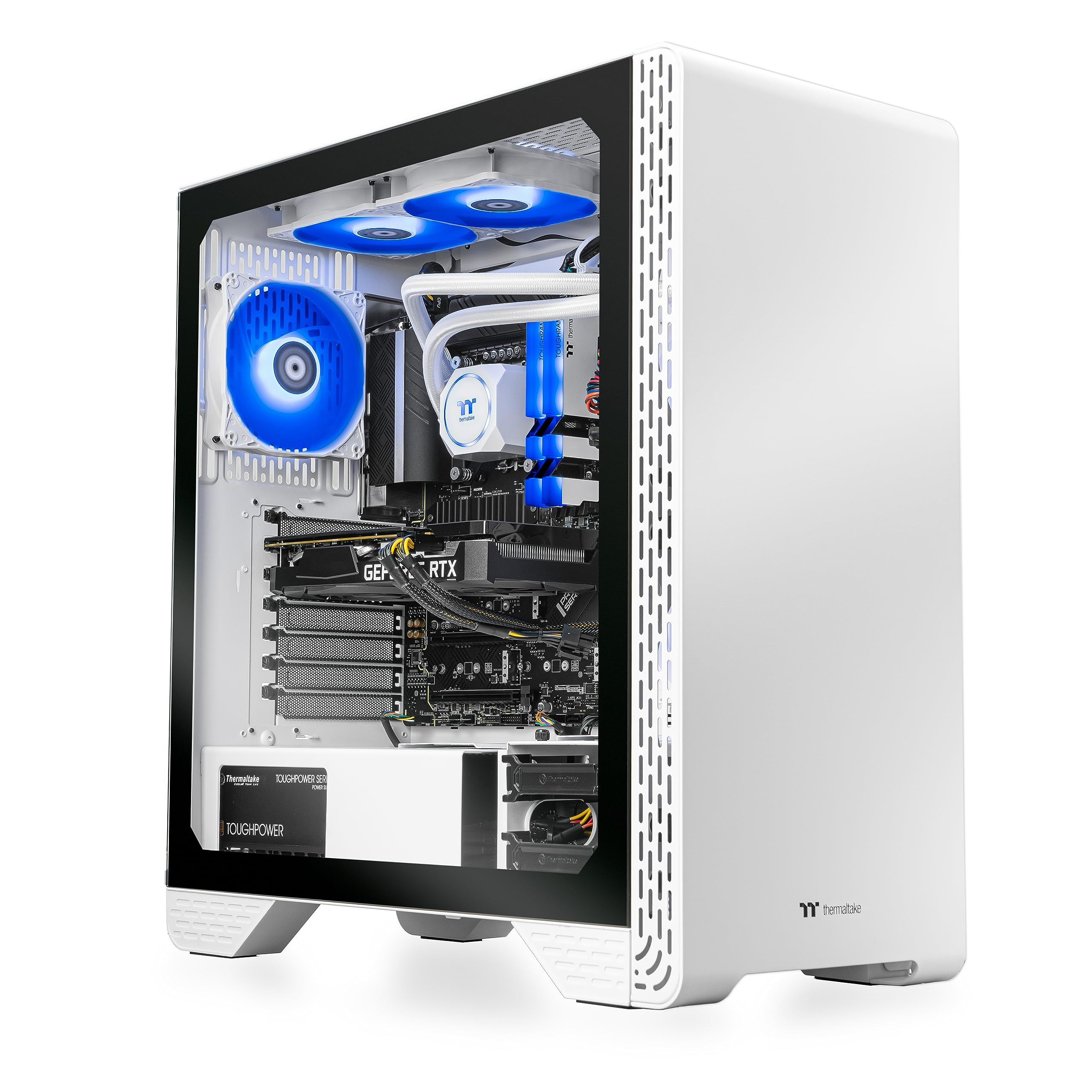 Thermaltake Lcgs Glacier I460 R4 Aio Liquid Cooled Cpu Gaming Desktop (Intel Core I5 13400F, Toughram Ddr4 3600Mhz 16Gb Rgb Memo