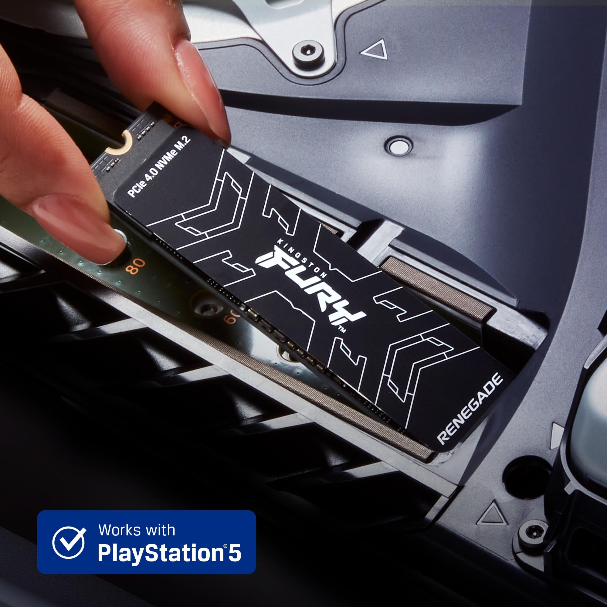 Kingston Fury Renegade 4Tb Pcie Gen 4.0 Nvme M.2 Internal Gaming Ssd | Up To 7300 Mb/S | Graphene Heat Spreader | 3D Tlc Nand |