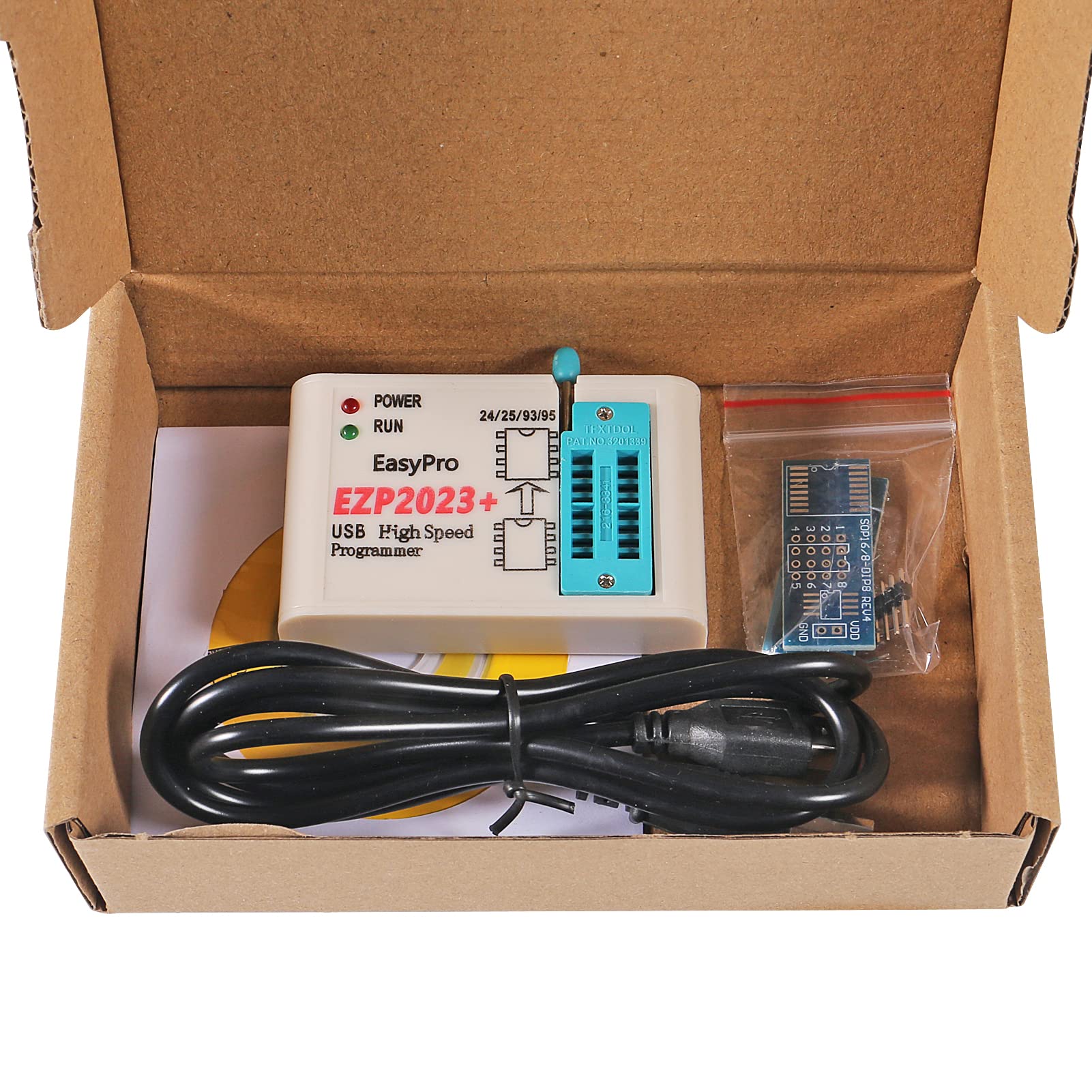 Ezp2023 Usb Programmer High Speed Usb For Eeprom Flash Programmer For 24 25 93 Bios 25T80 Burn Offline Copy (Usb Programmer)