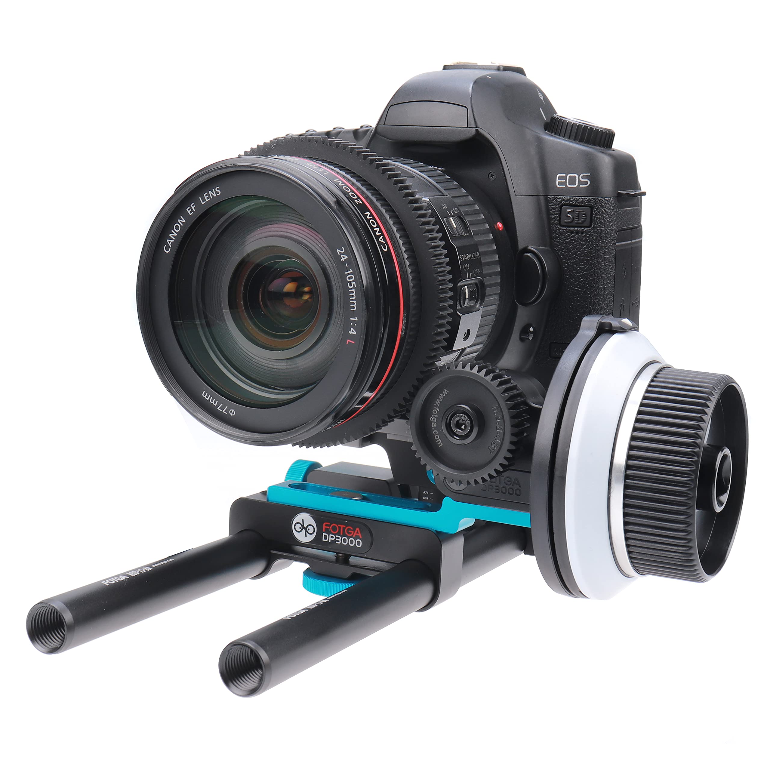 Fotga Dp3000 M1 15Mm Rail Dslr Follow Focus Puller With Flexible Gear Belt For Dslr Hdslr Dv 5D Ii Iii Iv 6D 7D 70D 60D Eos R Rp