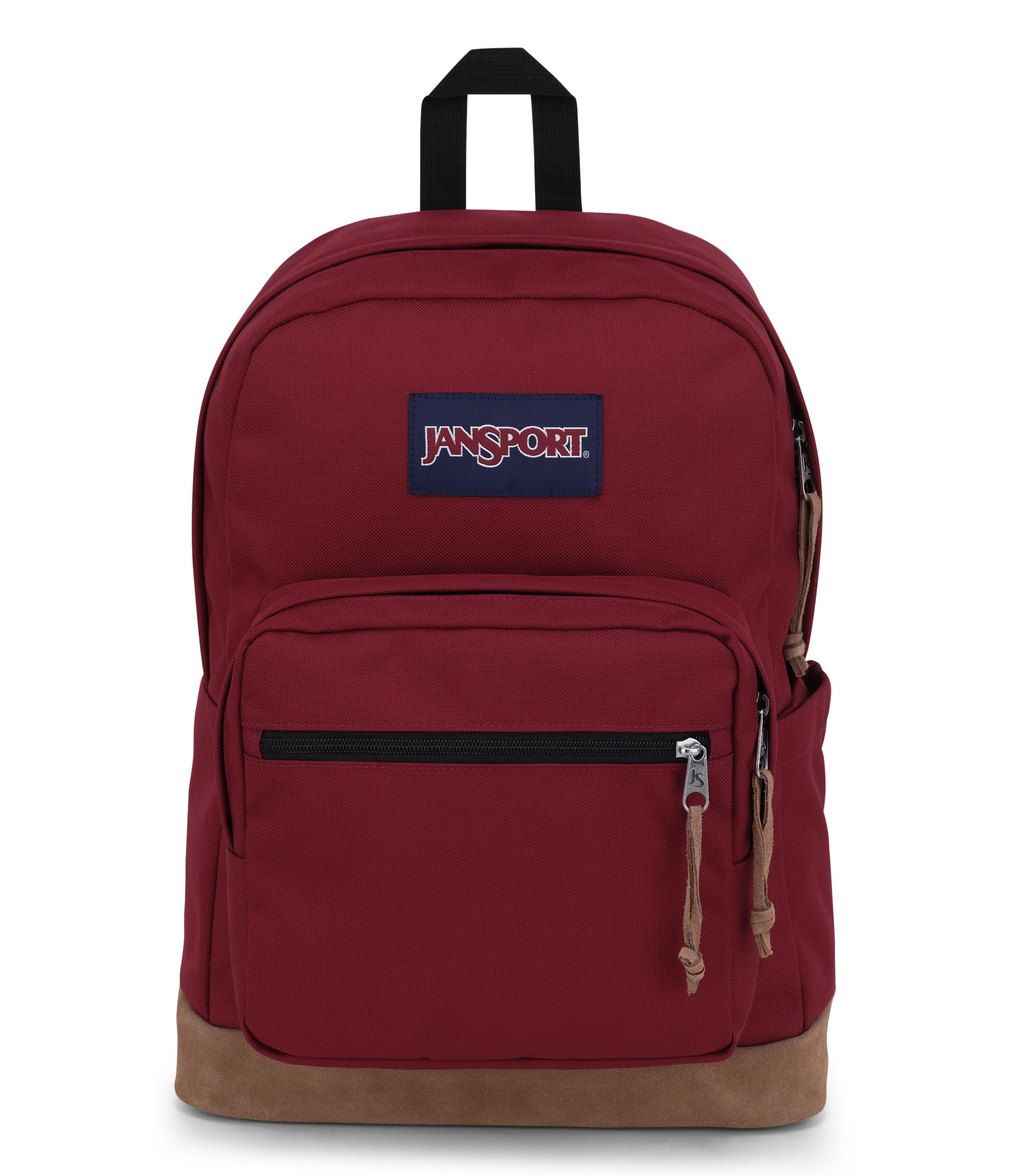 JanSport Right Pack Backpack - Durable Daypack with Padded 15 Laptop Sleeve, Spacious Main Compartment & Integrated Water Bottle Pocket - Russet Red -Like New
