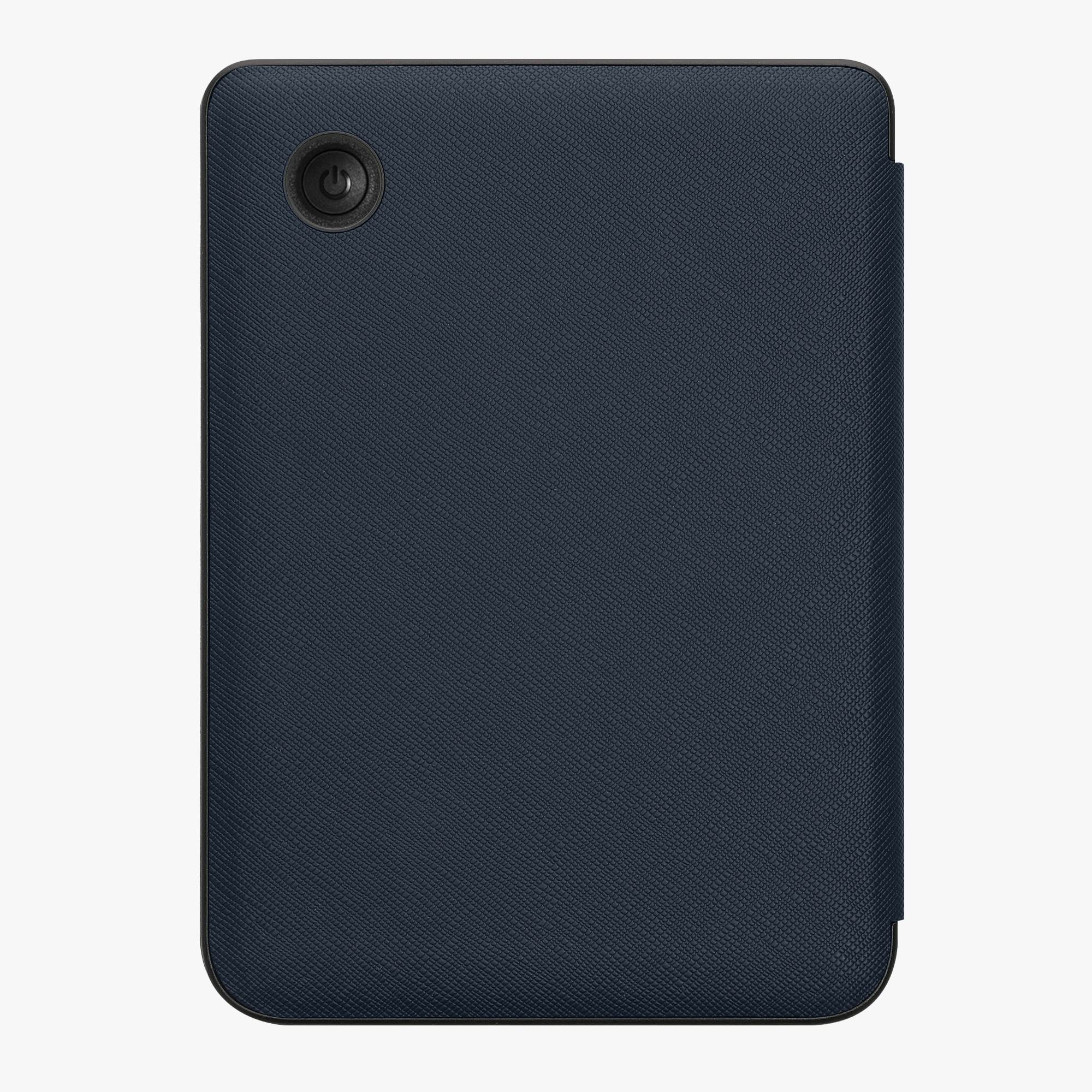 Kwmobile Origami Case Compatible With Kobo Clara 2E / Tolino Shine 4 Case   Slim Pu Leather Cover With Stand   Dark Blue