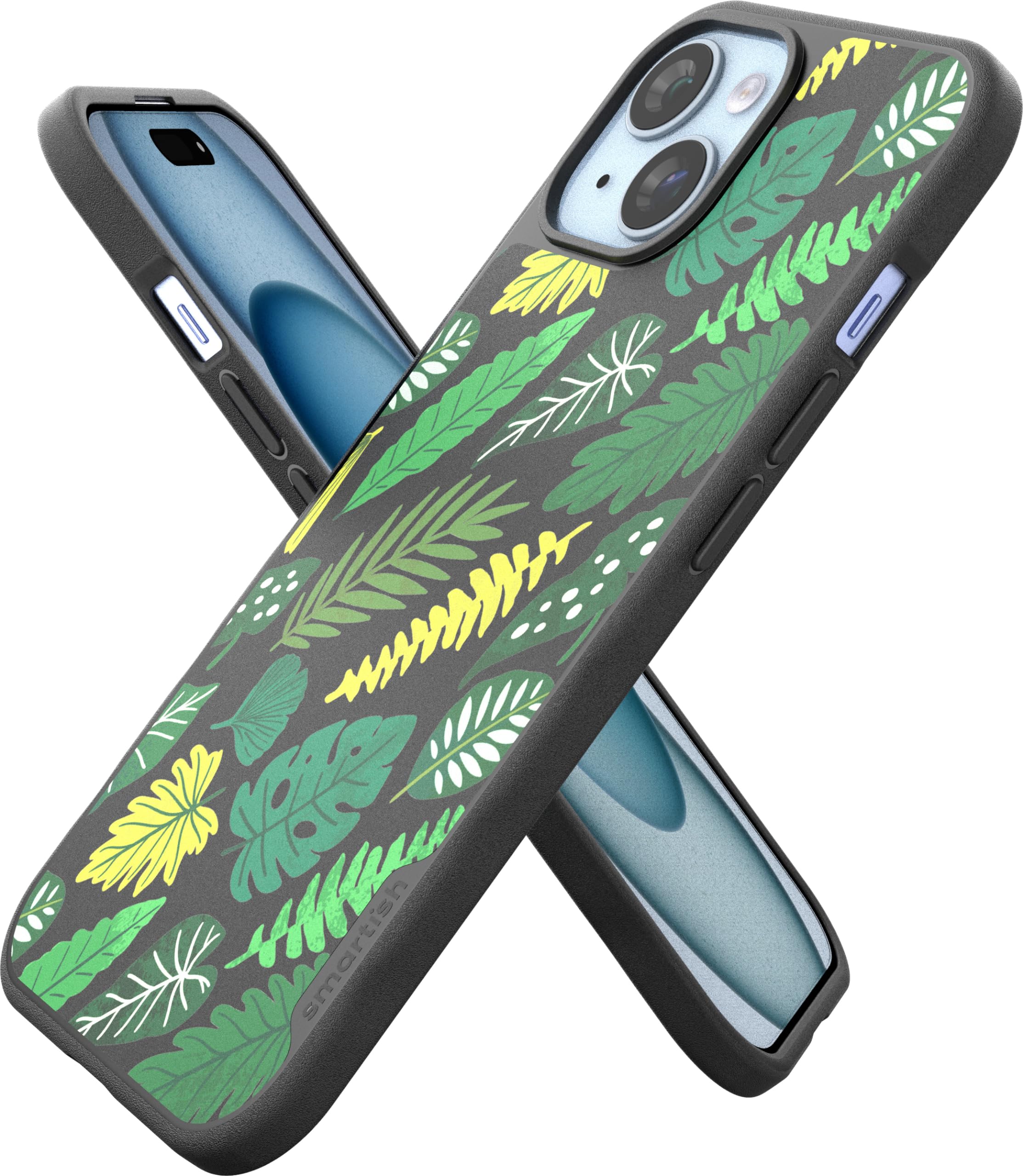 Smartish Iphone 15 Magnetic Case   Gripmunk Compatible With Magsafe [Lightweight + Protective] Slim/Thin Grip Cover With Microfi