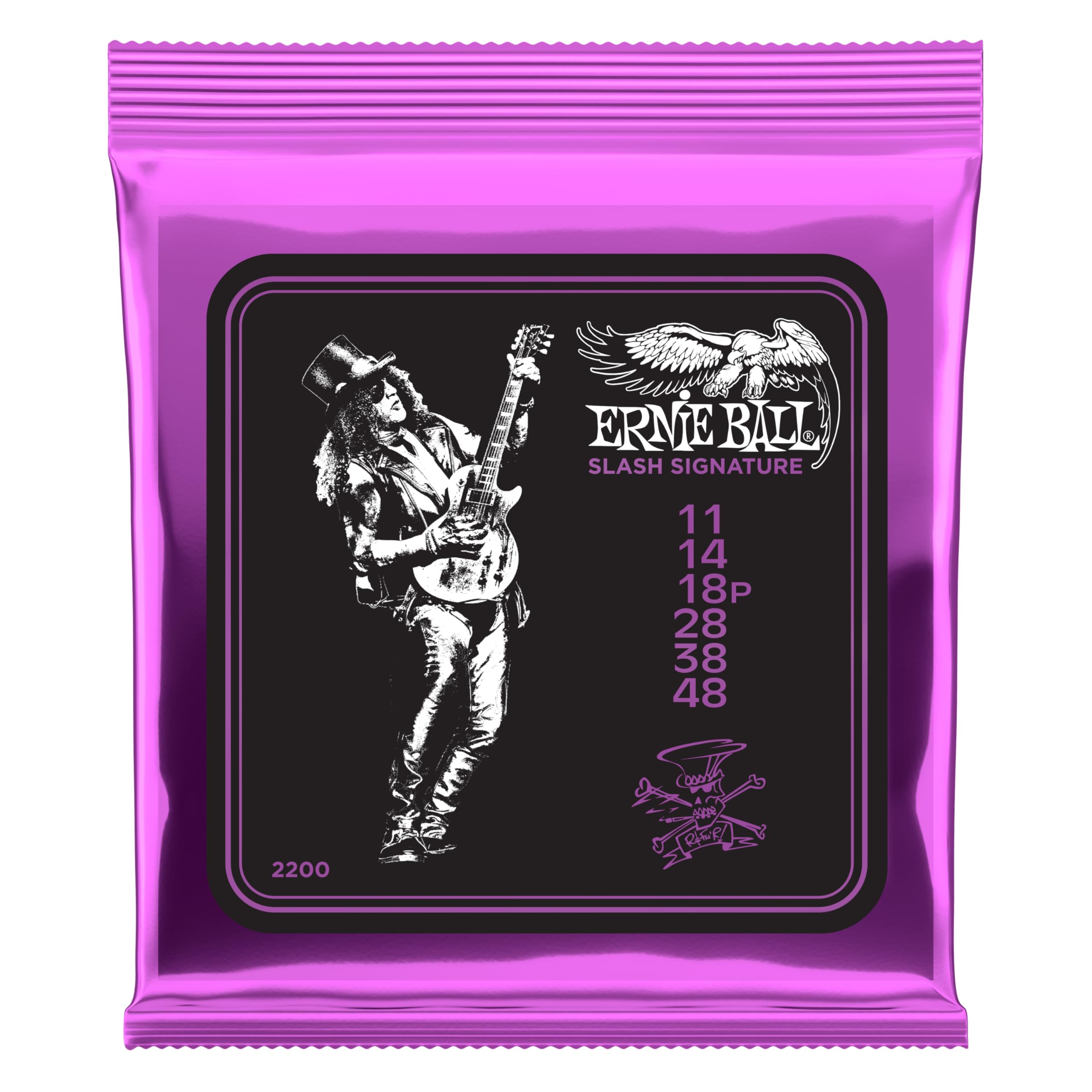Ernie Ball Slash Signature Electric Guitar Strings 11-48 Gauge (P02200)