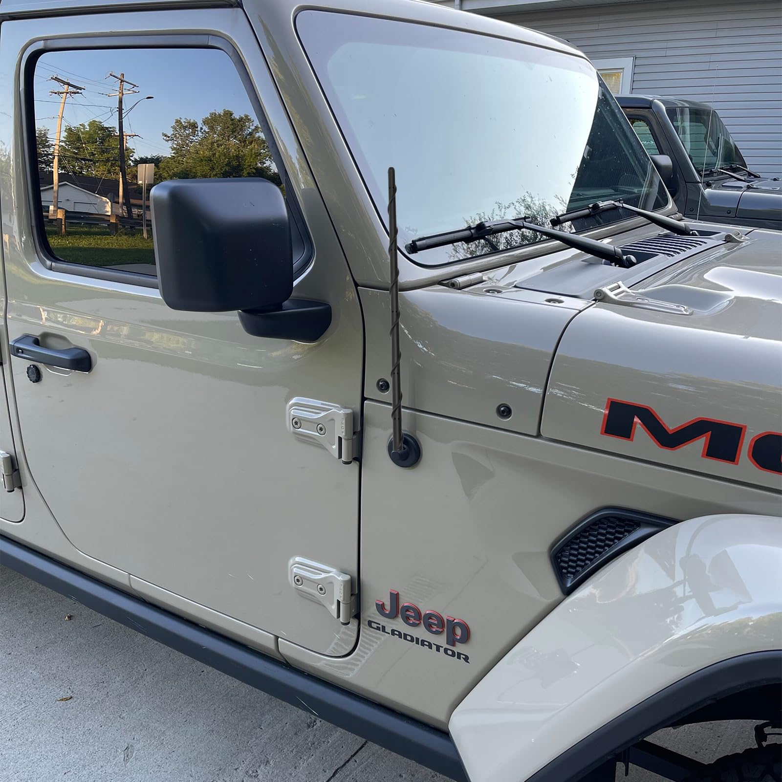 Car Antenna For Jeep Wrangler Gladiator 2007 2024 Jeep Antenna Replacement, 16 Inch Stubby Antenna Jeep Wrangler Glaidator Acces