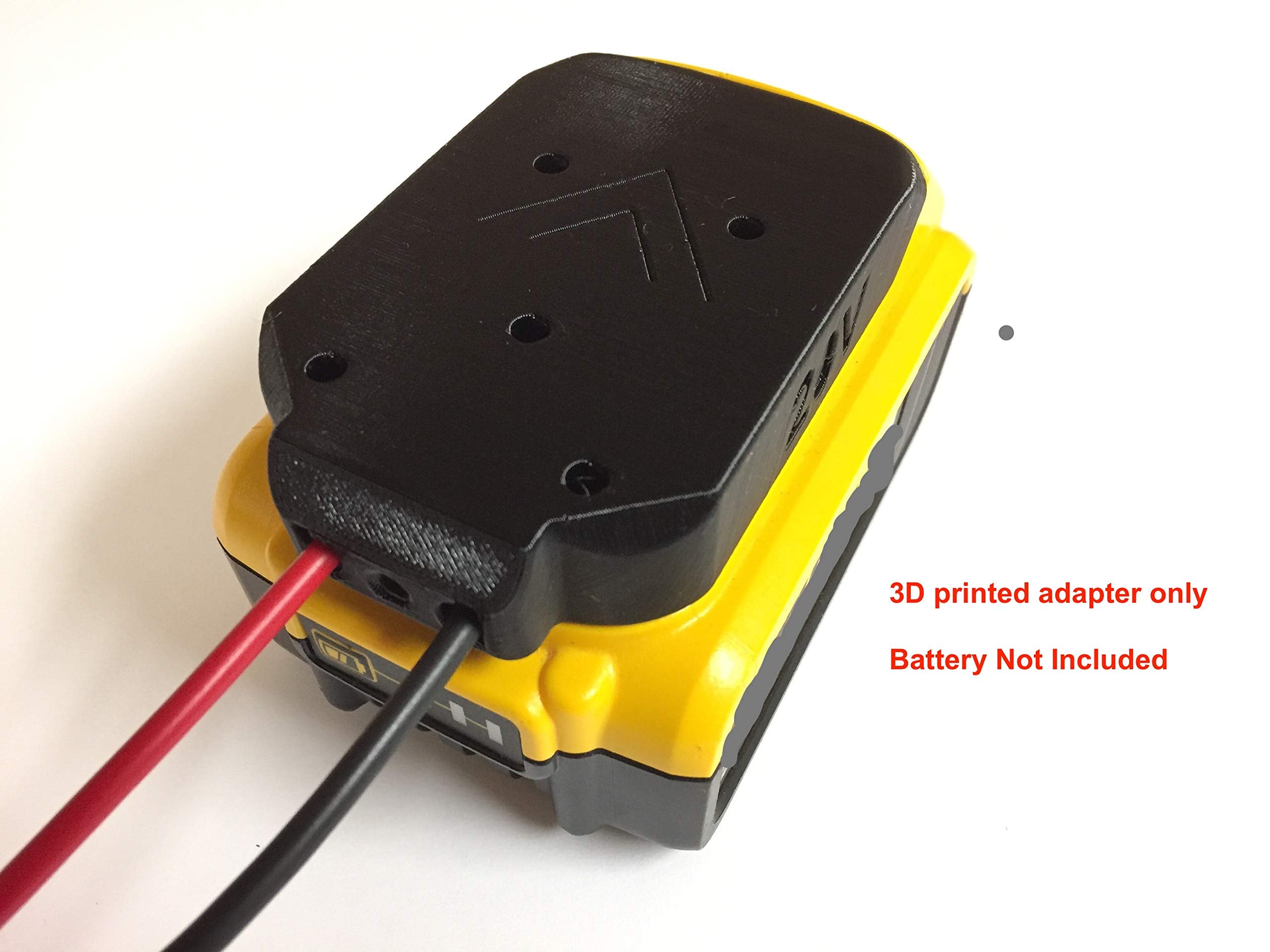 Terrafirma Technology 10Awg Battery Adapter For Dewalt Or Hercules 20V Max 18V Dock Power Connector Robotics Black