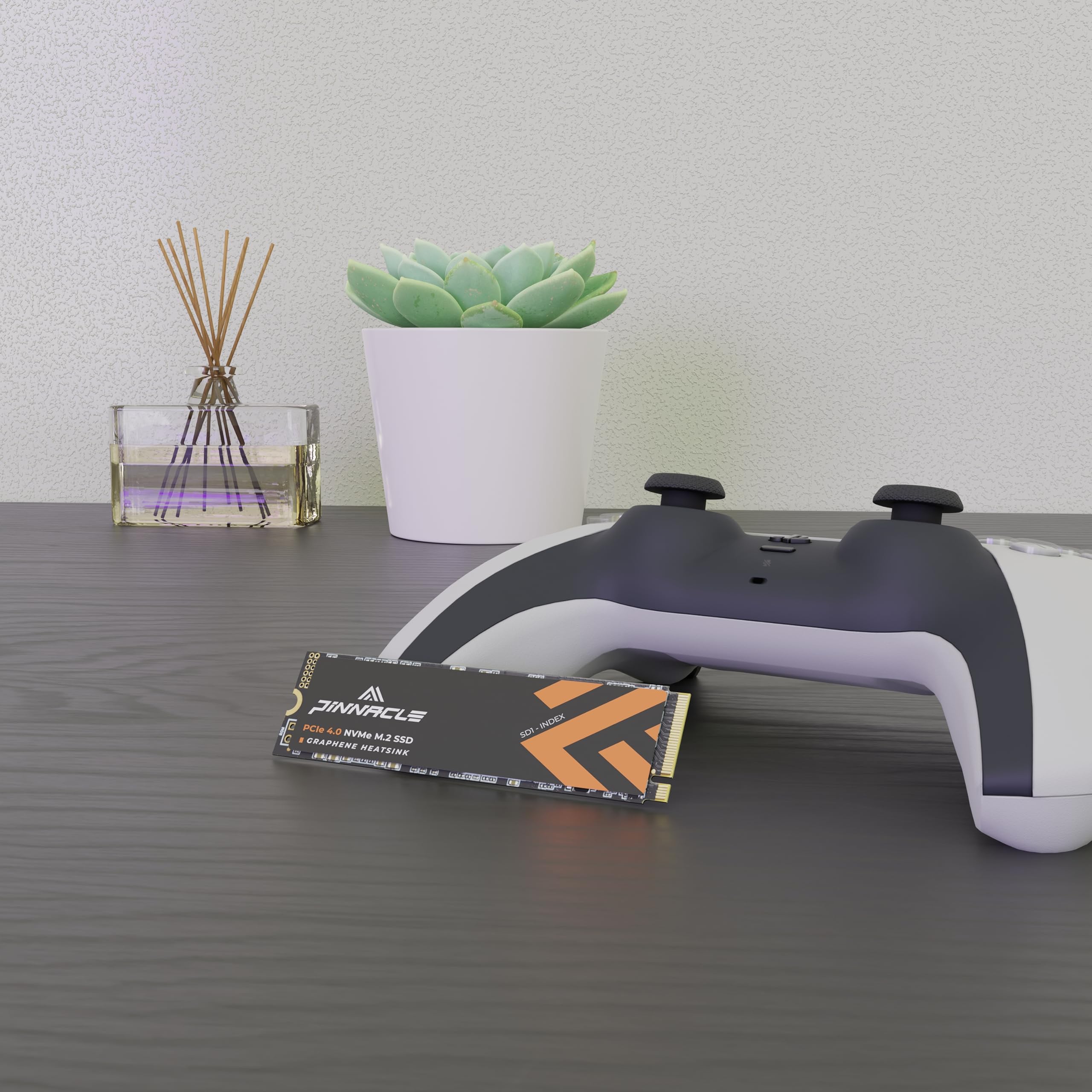 Timetec 1Tb Pcie 4.0 Gaming Graphene Ssd Nvme Pcie Gen4X4 M.2 2280 3D Nand Tlc 1000Tbw Read/Write Speed Up To 7,400/6,100 Mb/S Internal Solid State Drive For Ps5 Pro, Pc Laptop And Desktop