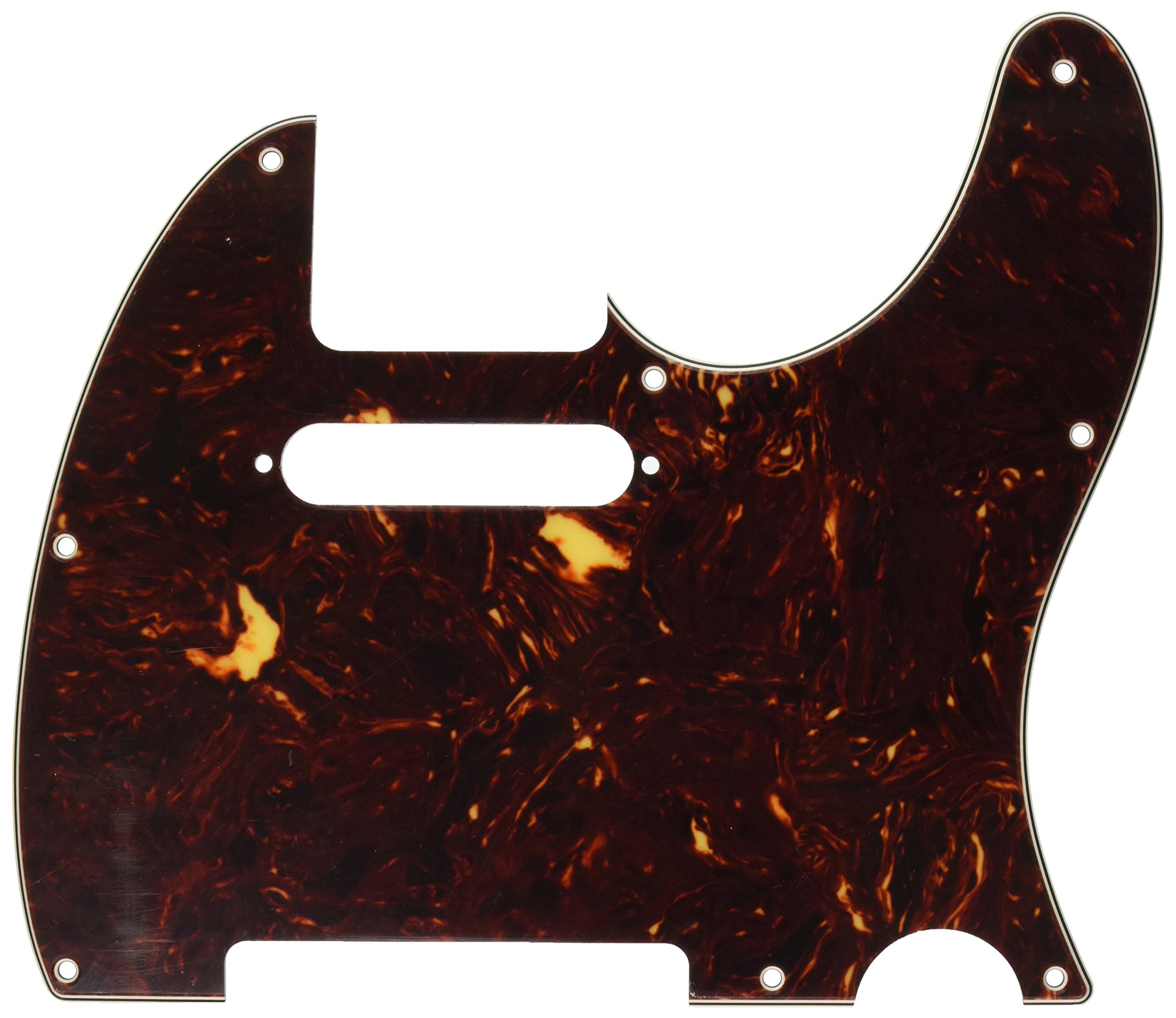 Fender Modern Pickguard, Telecaster, 8-Hole - Tortoise Shell