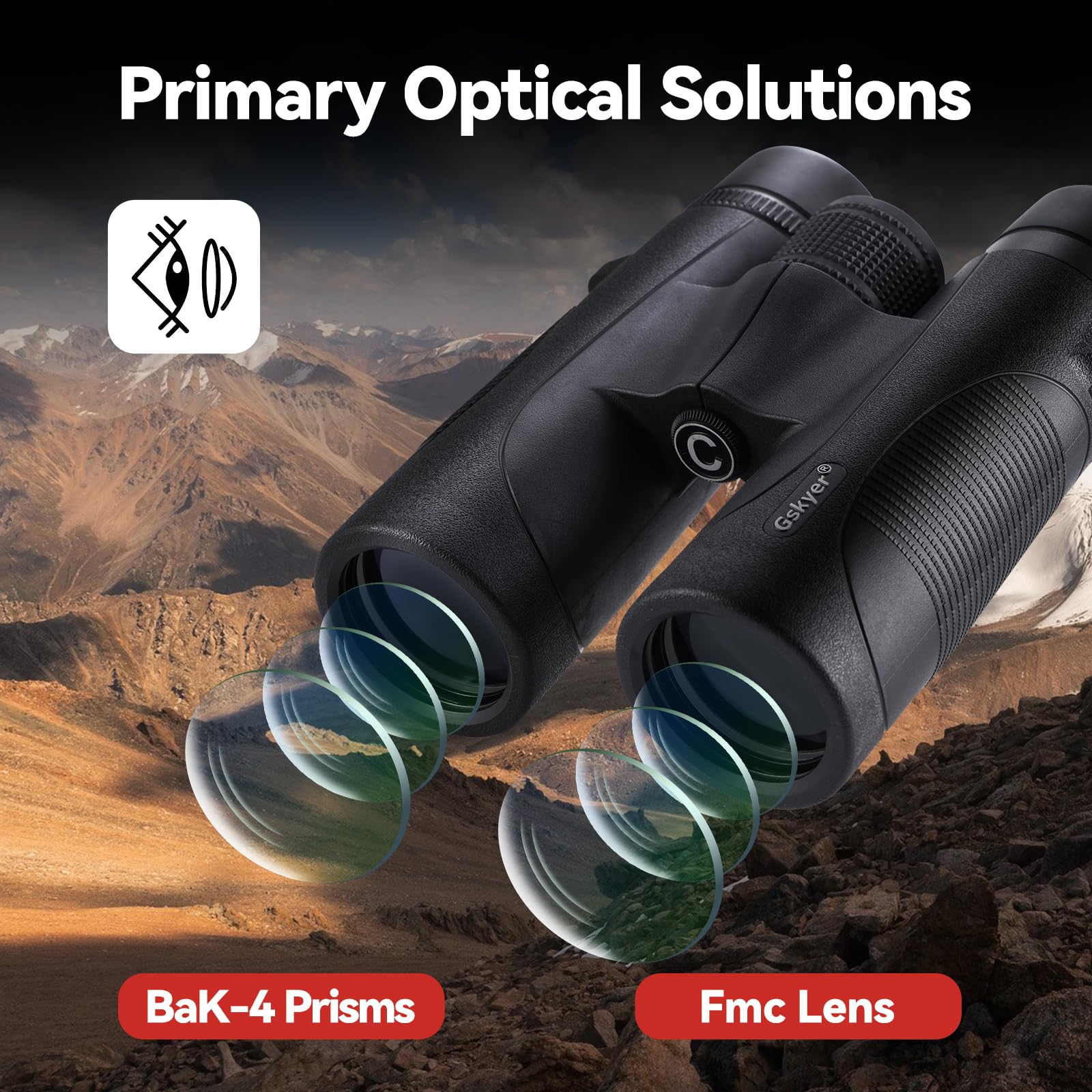Binoculars For Adults High Powered: 12X42 Hd Zoom Binocular For Bird Watching Hunting   Powerful Lightweight Waterproof Binocula