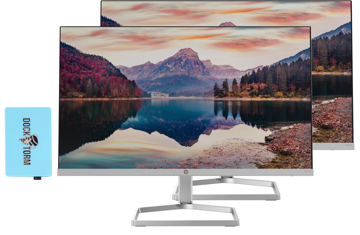 Hp M22F 22'' Monitor W/Ips Fhd 300 Nits Display, Amd Freesync, Hdmi, Vga, Adjustable Tilt, Low Blue Light Mode, Ideal For Home &