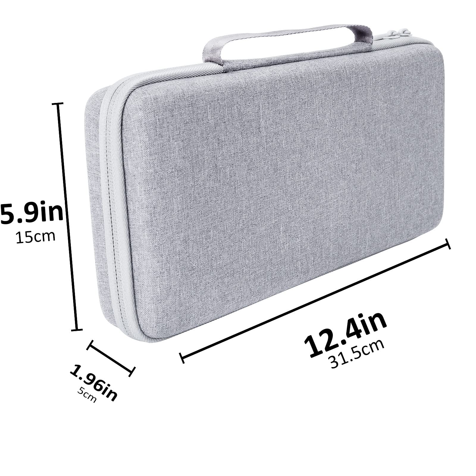 Co2Crea Hard Case Replacement For Mx Keys Mini Advanced Wireless Illuminated Keyboard (Case For Mx Keys Mini Keyboard, Pale Grey