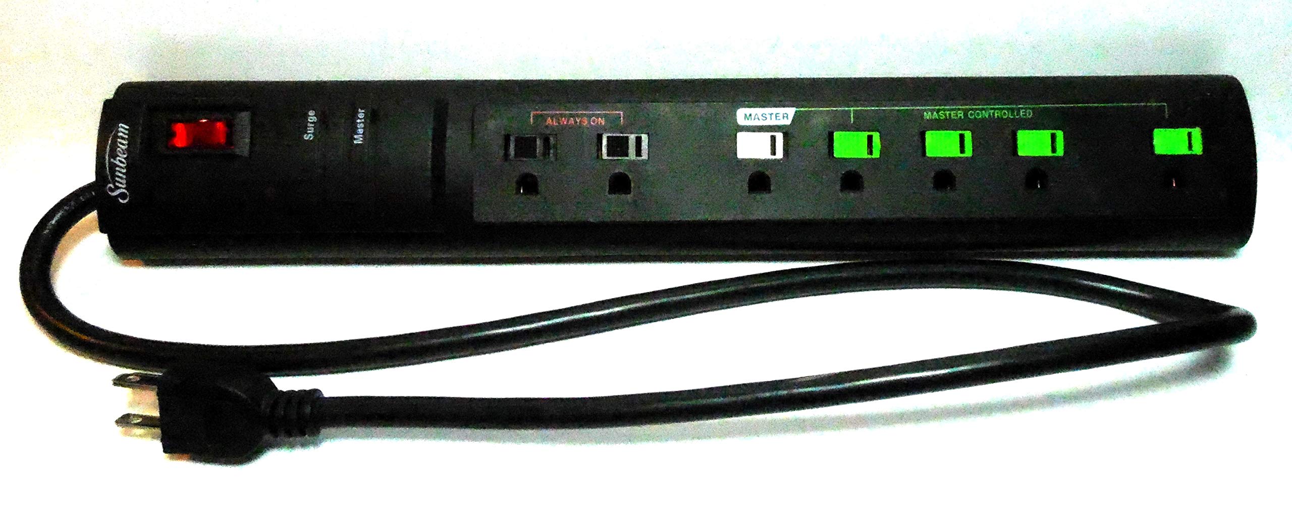 Sunbeam Advance 7 Outlet Power Strips With Surge Protector