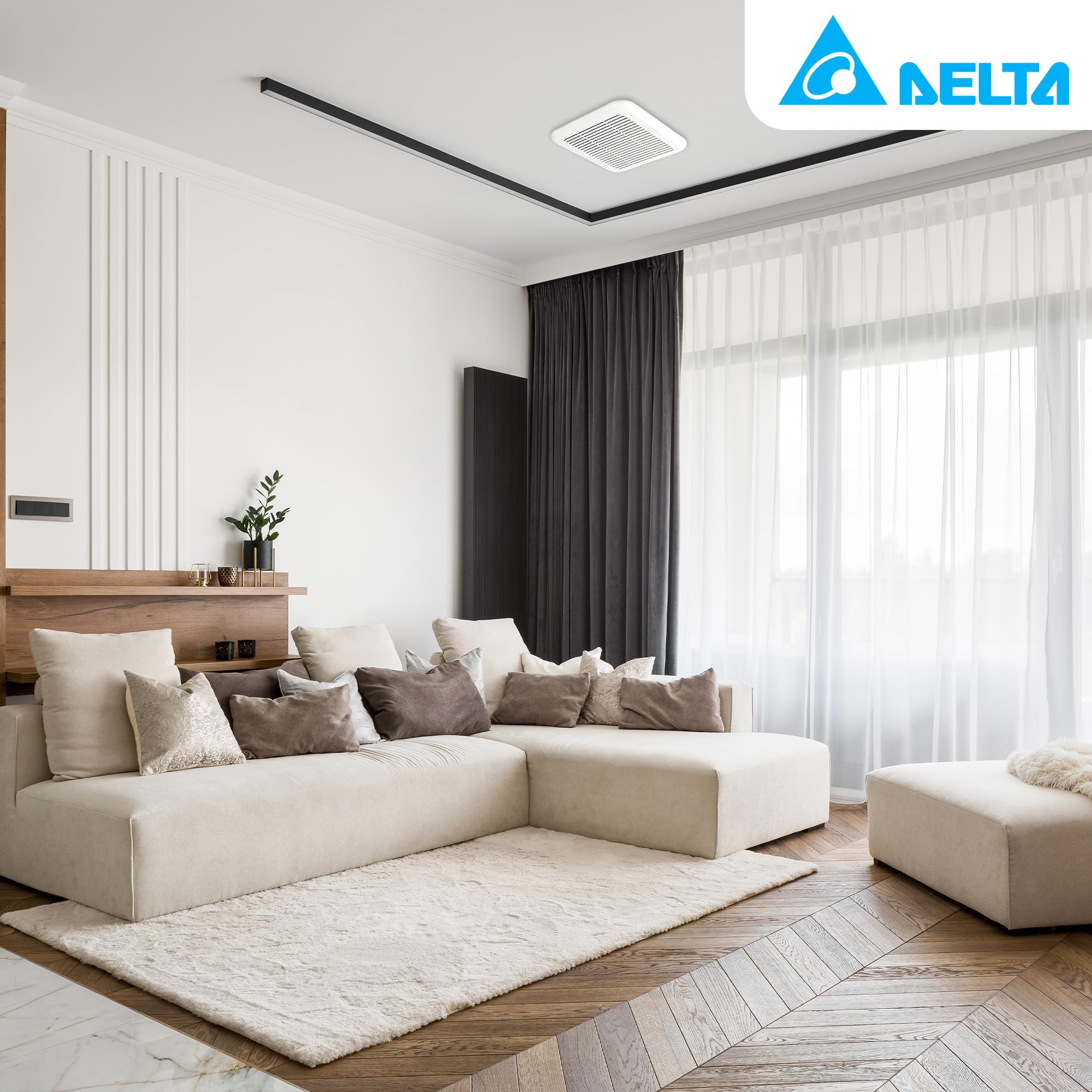 Delta Breezsignature Sig80 110, 80/110 Cfm Exhaust Bath Fan,White