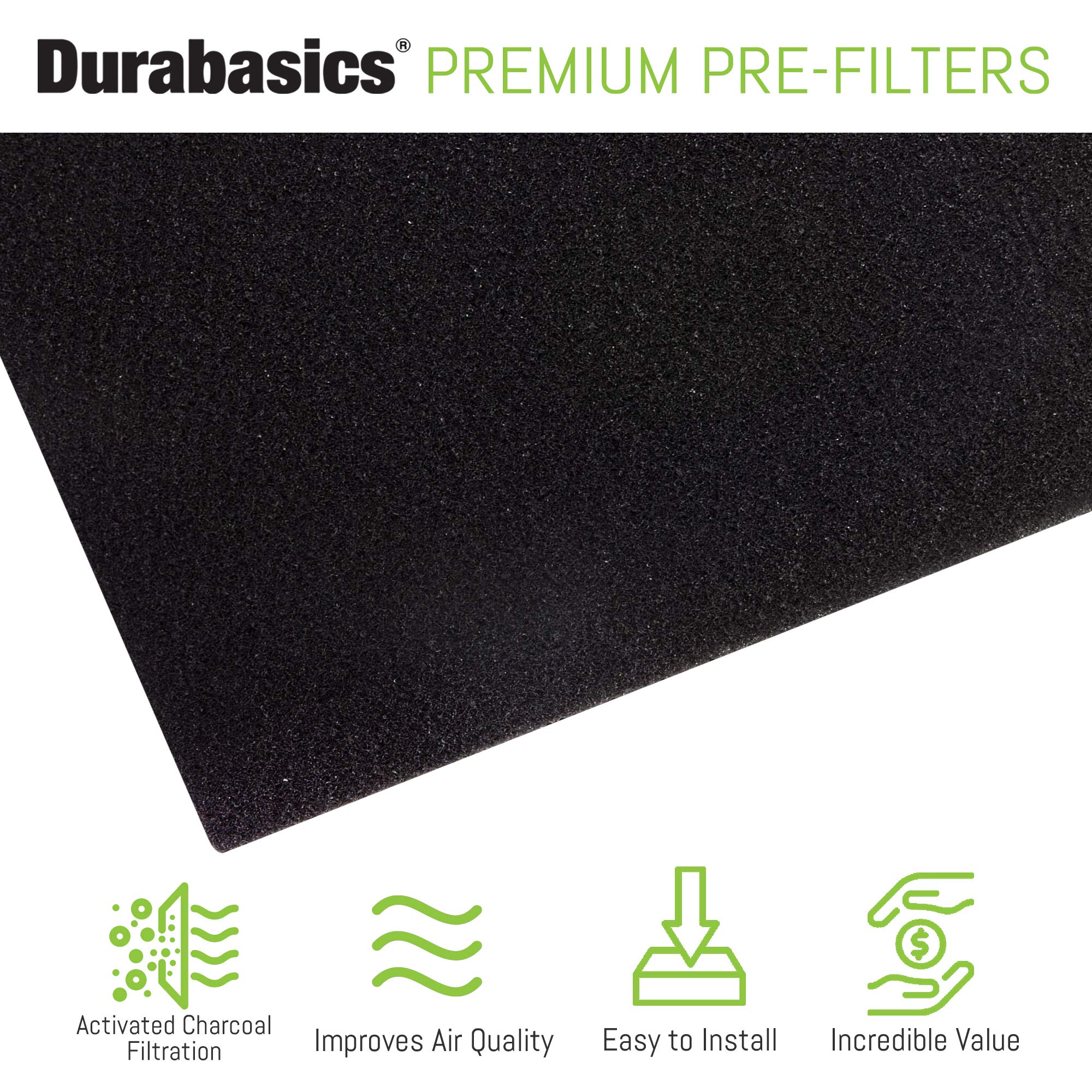 Durabasics 8 Pack Replacement Honeywell Prefilter For Honeywell Hpa300 Air Purifier | Compatible With Honeywell Replacement Pre