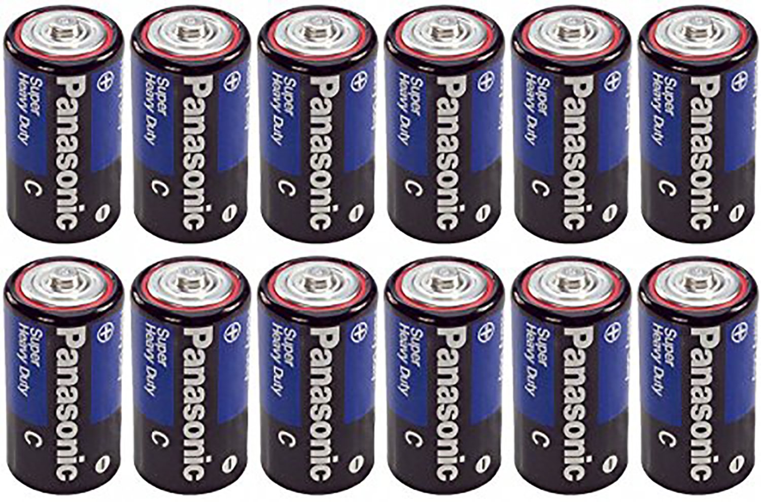 Panasonic Heavy Duty C Batteries X 12