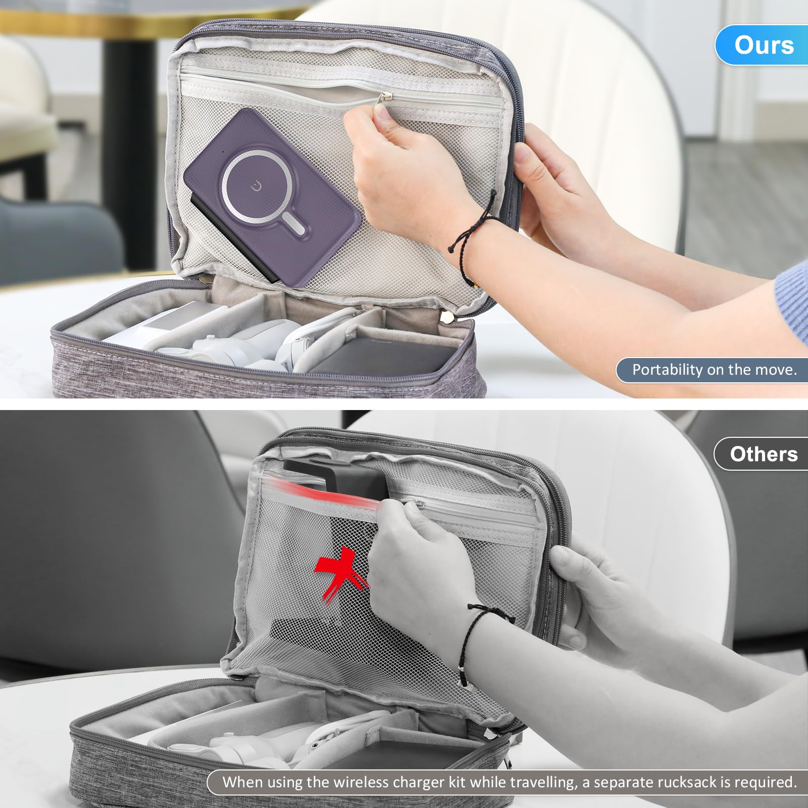 Wireless Charger For Iphone 16 3 In 1 Charging Station For Apple Devices, Travel Magnetic Charger Pad For Iphone 15 14 13 12 Pro