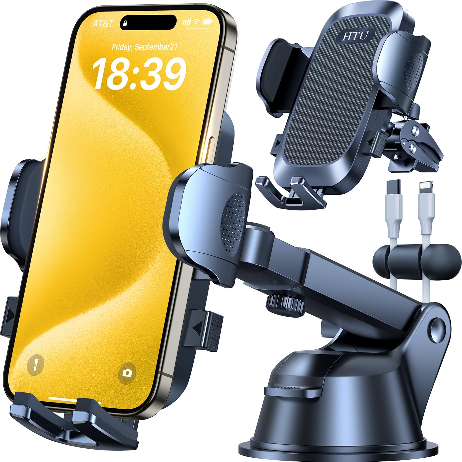 ???????? ???????????????? Cell Phone Holder For Car?Powerful Suction Cup Never Fall? Universal Car Phone Holder Mount For Dashbo