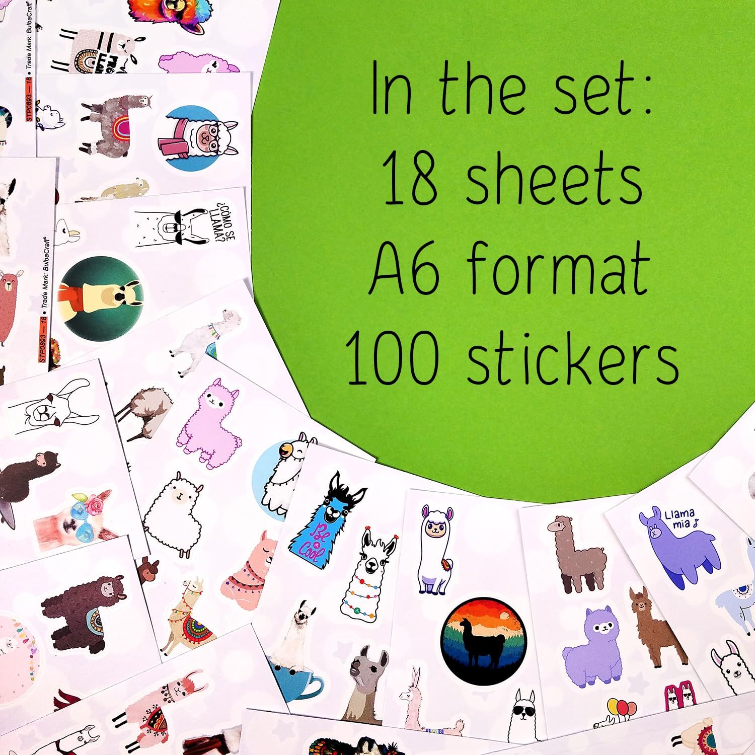 100Pcs Llama Stickers For Water Bottles & Laptop Decals   Llama Party Favors, Llama Birthday Party Decorations, Llama Gifts, Lla