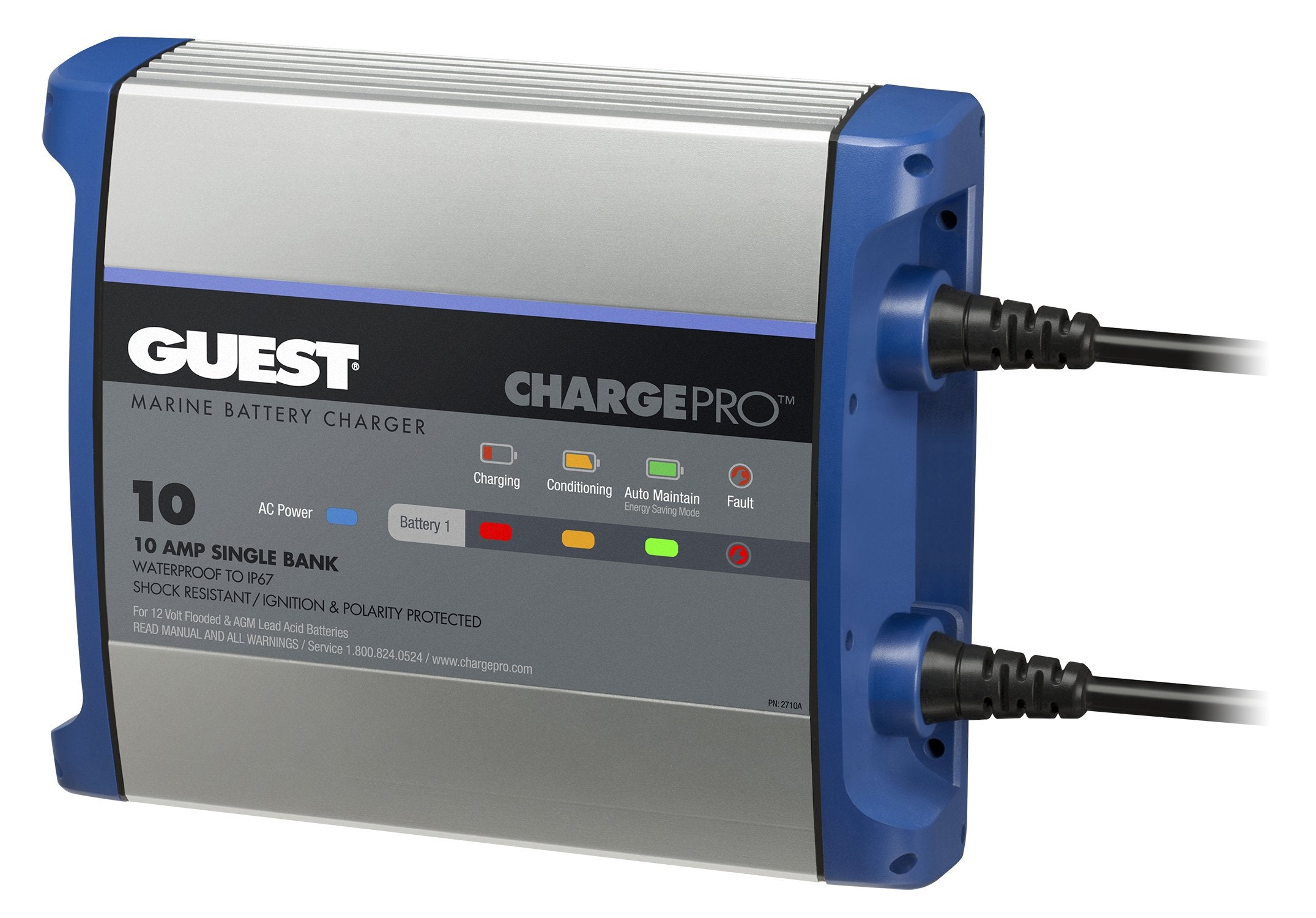 Guest On Board Battery Charger 10A / 12V; 1 Bank; 120V Input, 2710A