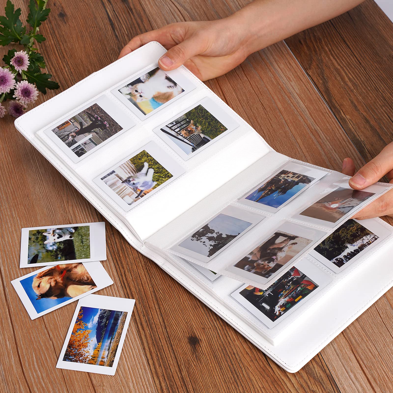 256 Pockets Mini Photo Album For Fujifilm Instax Mini 12/Mini 11/Mini 9 /Mini 40, Polaroid Snap/Z2300/ Socialmatic Instant Camer