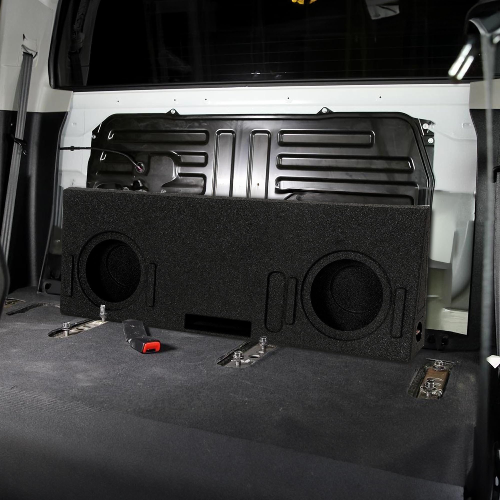Qpower Dual 10'' Ported Sub Enclosure For Toyota Tundra Crew Max | Qbtundra14210