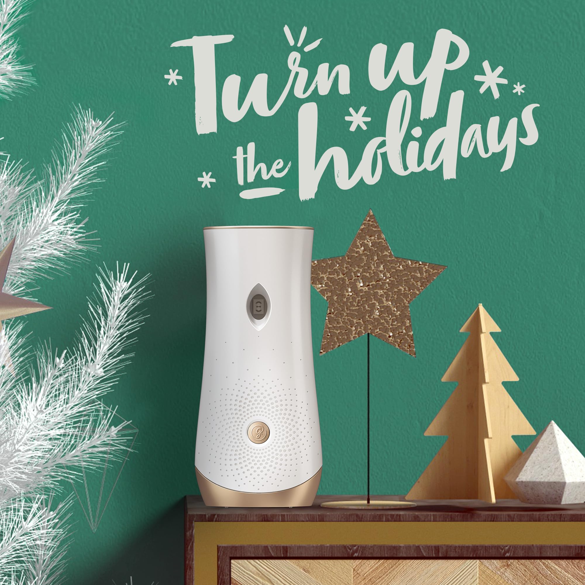 Glade Automatic Spray Refill, Twinkling Pine & Cedar Air Freshener, 6.2 Oz, 2 Count - Limited Edition, Clear