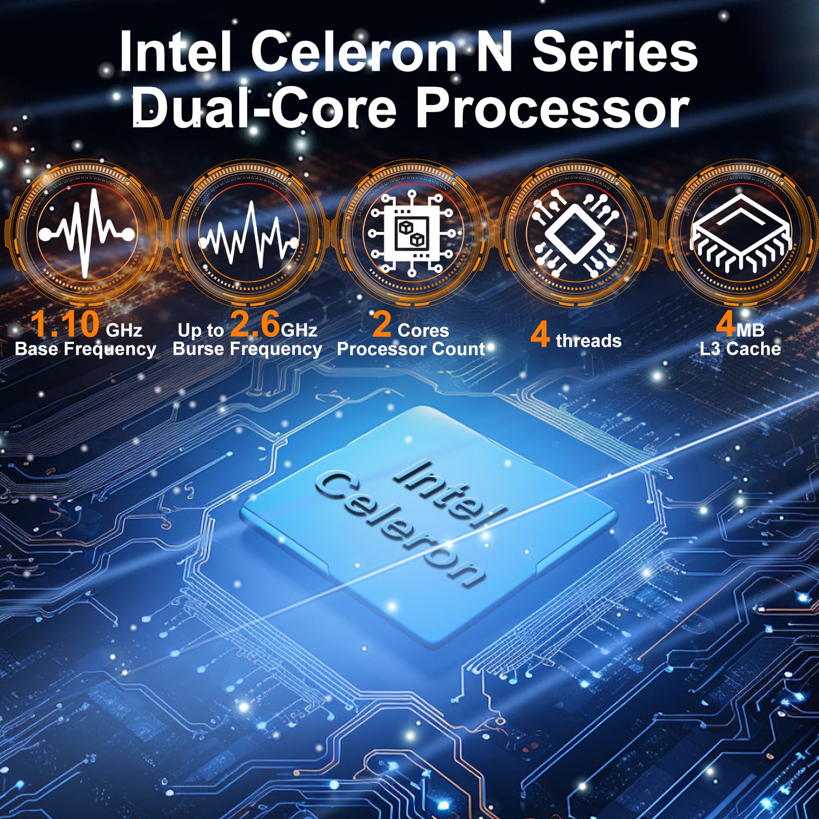 Gina 14 Inch Fhd Windows 11 Pro Laptop Computer For School College Students Business, 8Gb Ram, 256Gb Ssd, Dual-Core Intel Celero