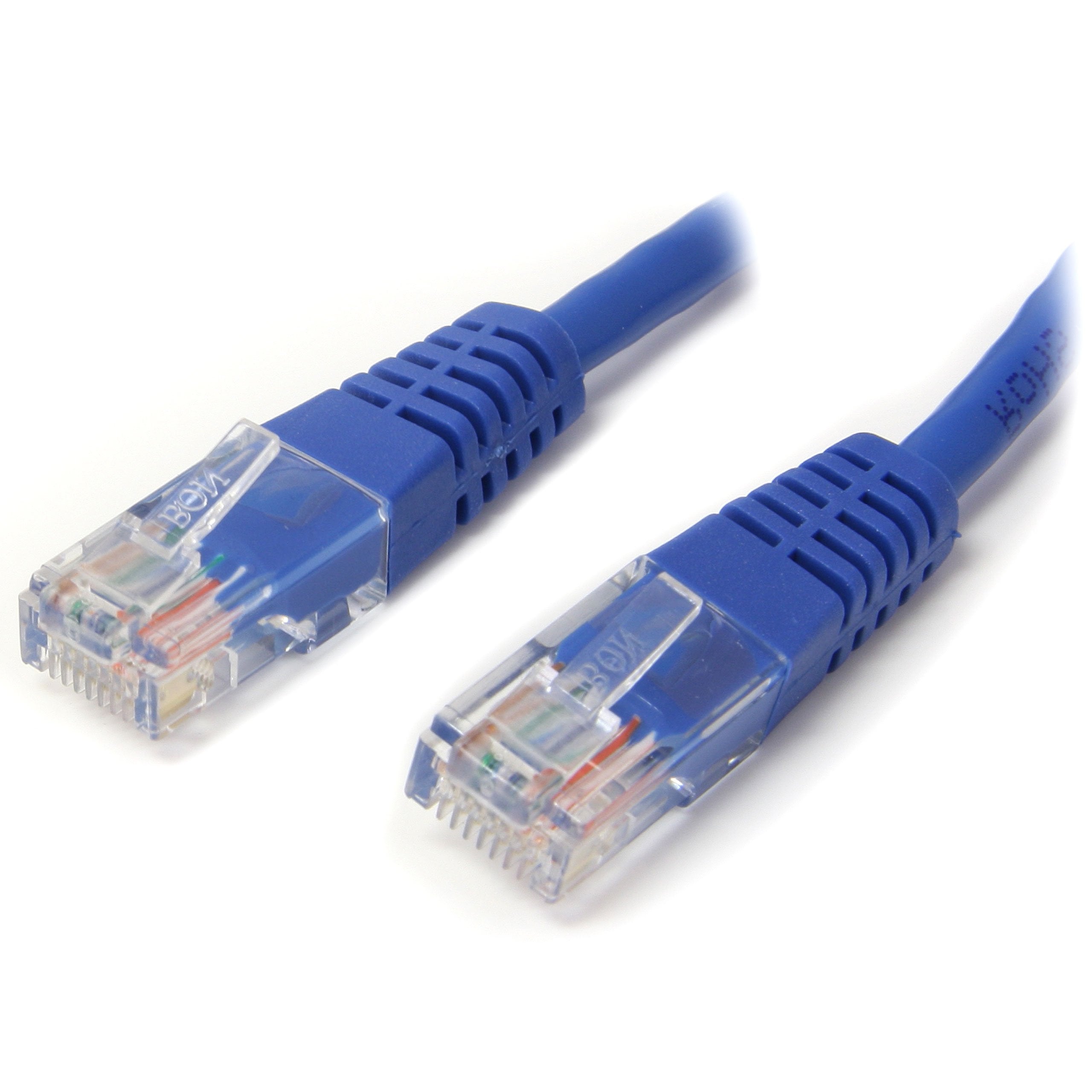 Startech.Com Cat5E Ethernet Cable   10 Ft   Blue   Patch Cable   Molded Cat5E Cable   Network Cable   Ethernet Cord   Cat 5E Cab