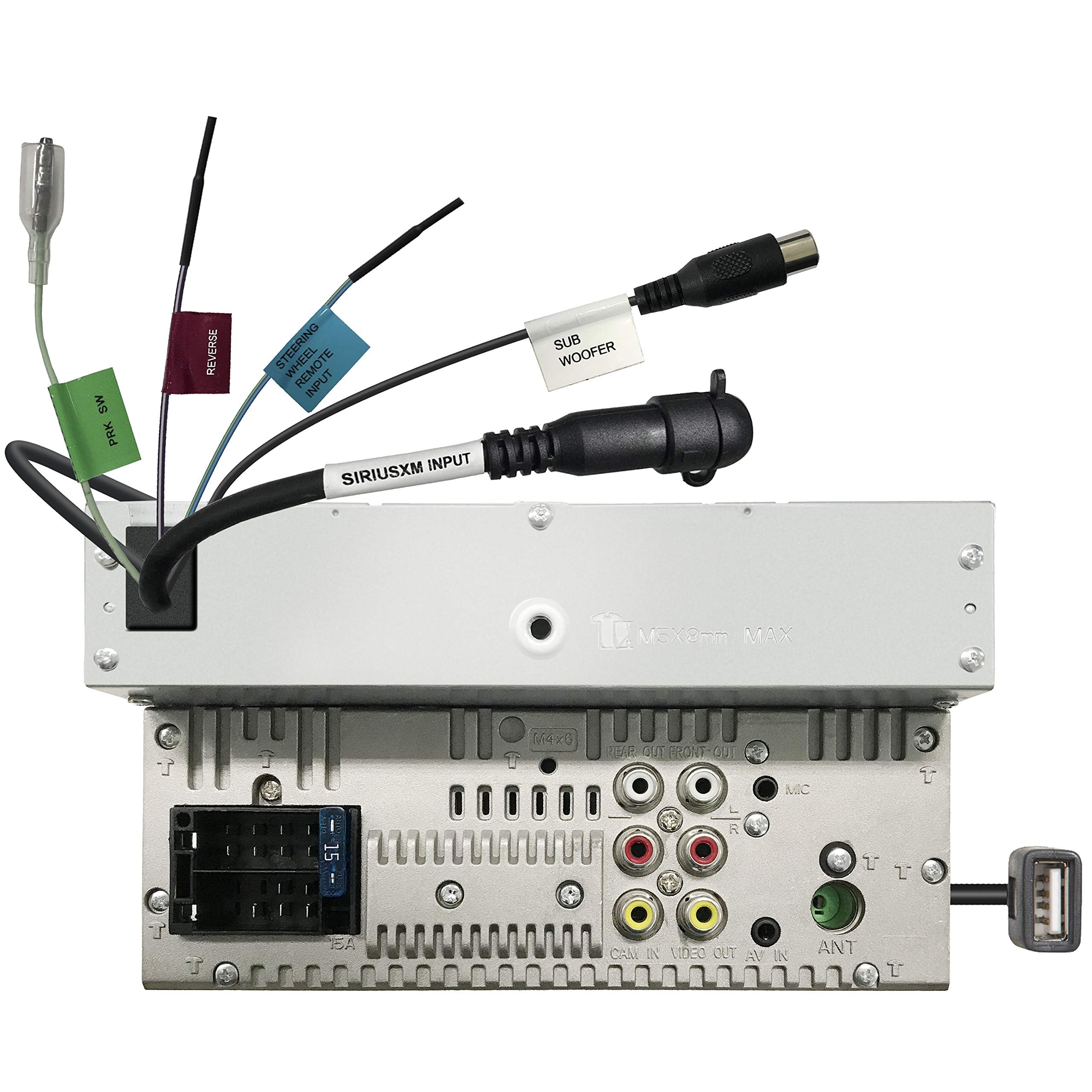 Kenwood Ddx57S 6.8 Inch Capacitive Touch Screen, Dvd Cd Car Stereo With Carplay, Android Auto, And Bluetooth, Am/Fm Radio, Mp3 P