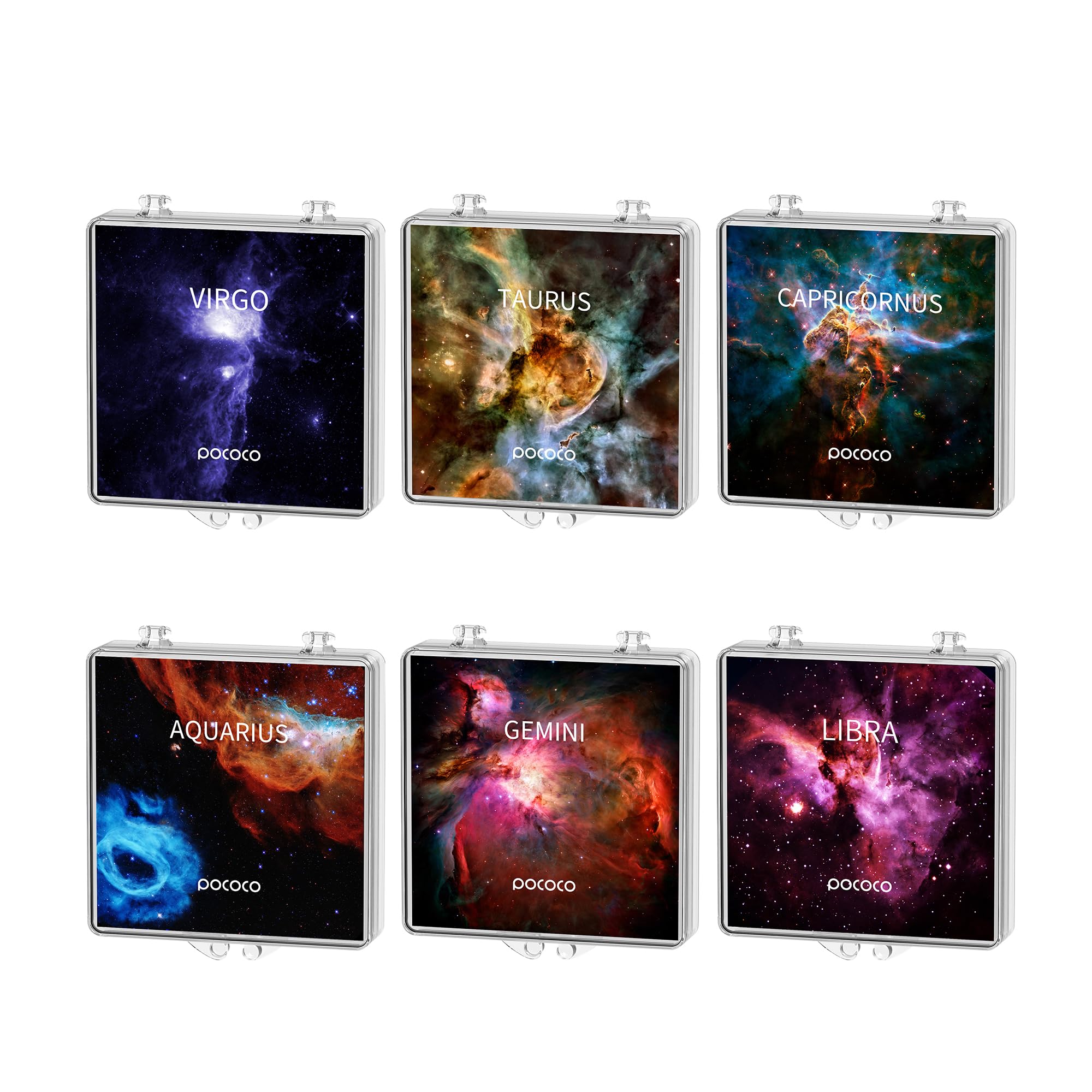 Pococo Immersive Planet Series Galaxy Star Projector Night Light Discs: Realistic Galaxy Patterns, 5K Ultra Hd, 96% Light Transm