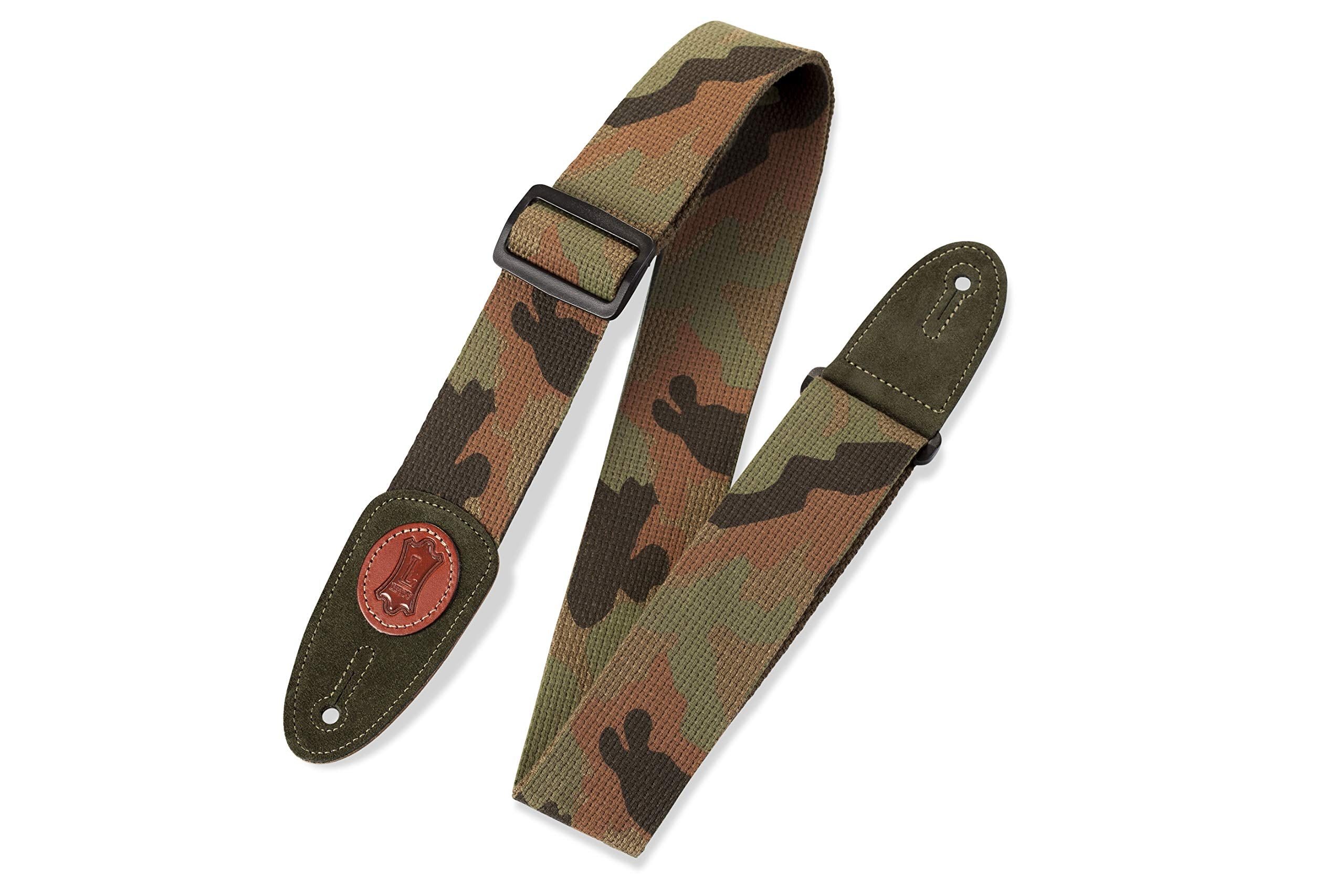 Levy'S Leathers Mssc8 Cam Signature Series Cotton Guitar Strap, Camouflage