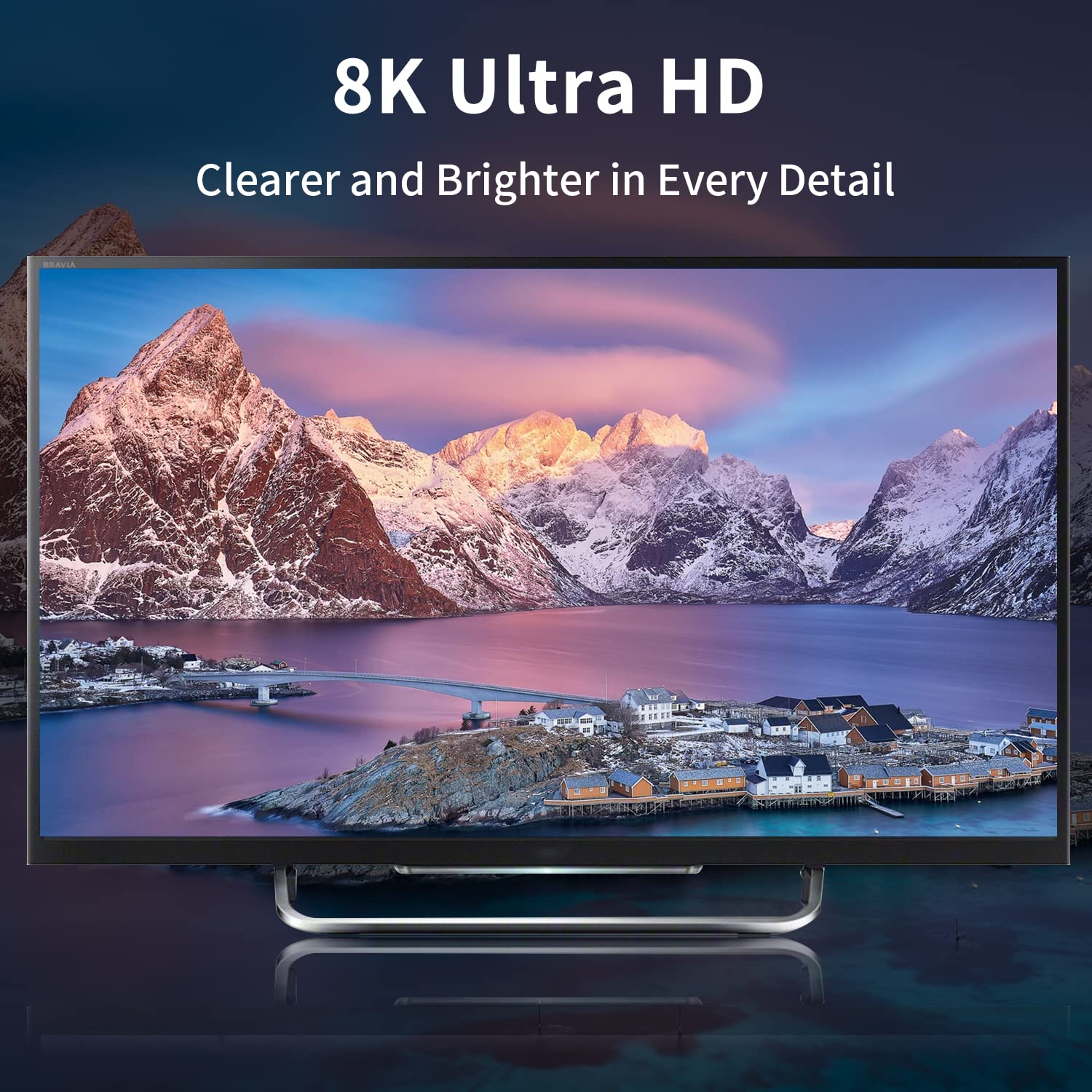 Poyiccot Mini Displayport To Displayport Adapter, 8K Mini Dp To Dp Adapter Bi Directional Mini Displayport Male To Displayport F