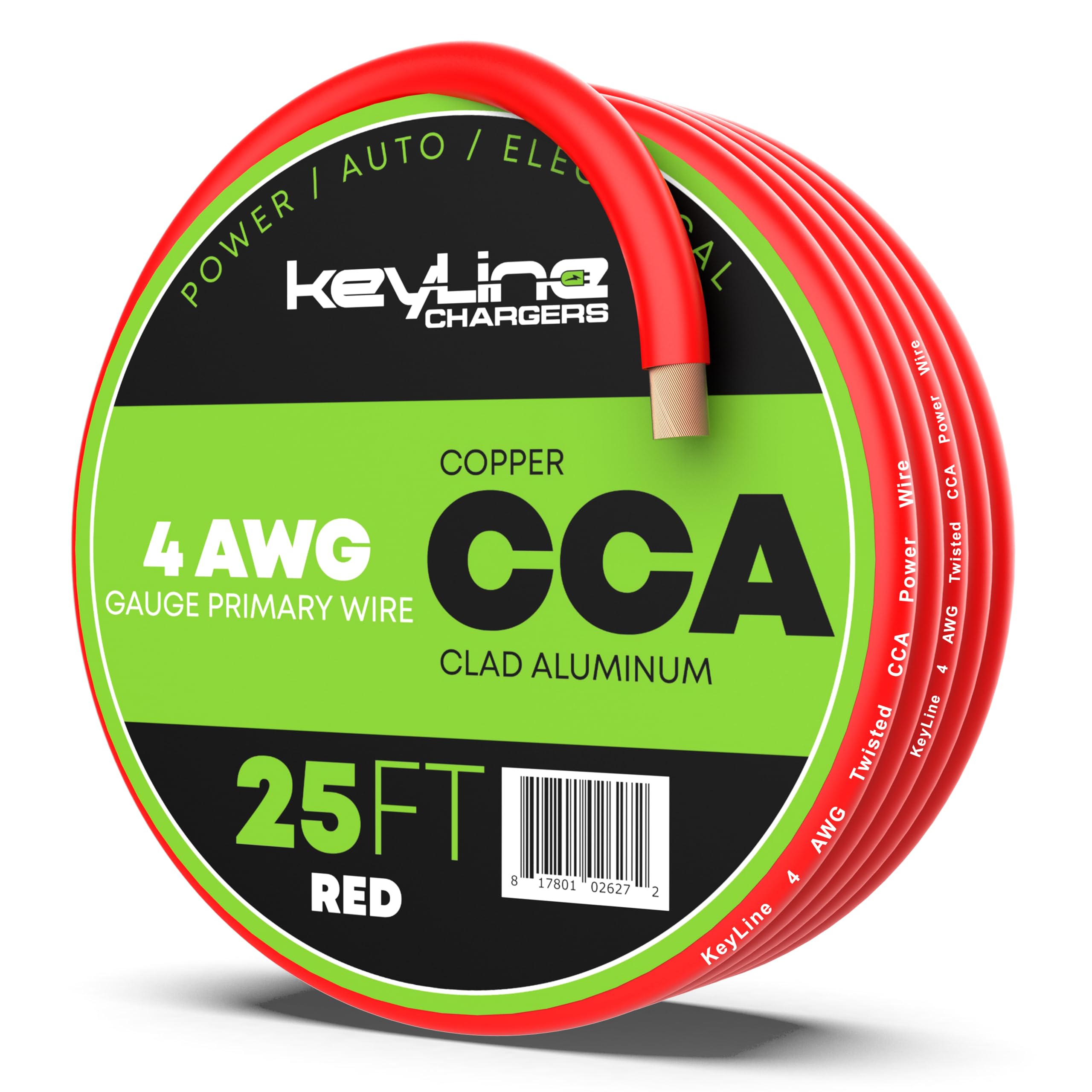 4 Gauge Wire   25Ft Red | 4 Gauge Amp Wire, Battery Cable, Marine Speaker Wire, Solar Cables For Rv Trailer, Car Audio Speaker C