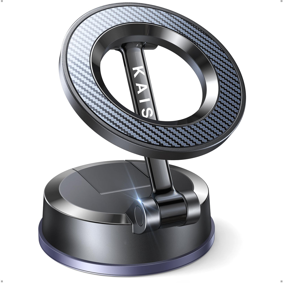 Kaistyle For Magsafe Car Mount?Strongest Suction?Nano Gel Suction Cup Vacuum Magnetic Phone Holder For Car Dash?Strongest Magnet